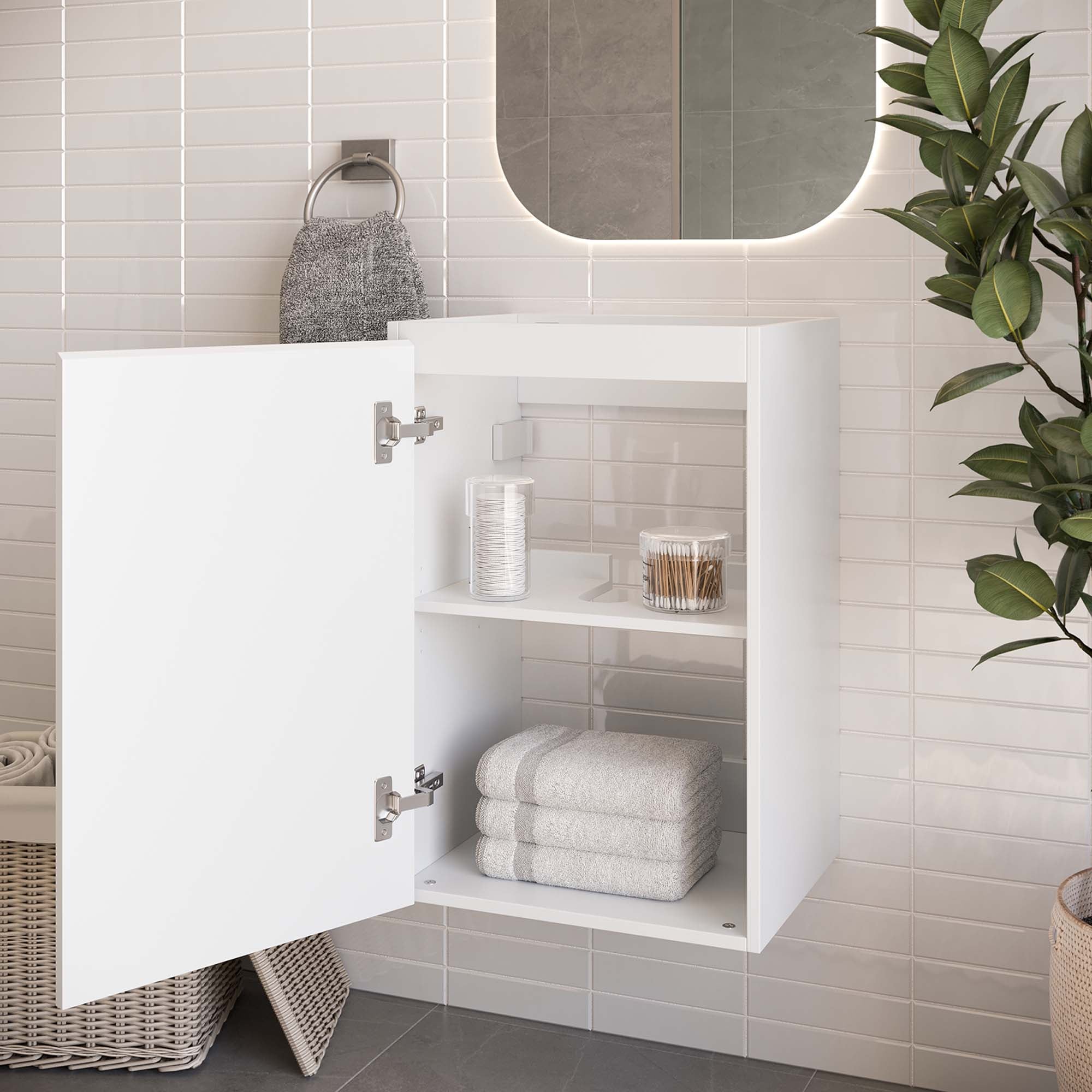 Bryn Wall-Mount Bathroom Cabinet Basin Not Included by Modway