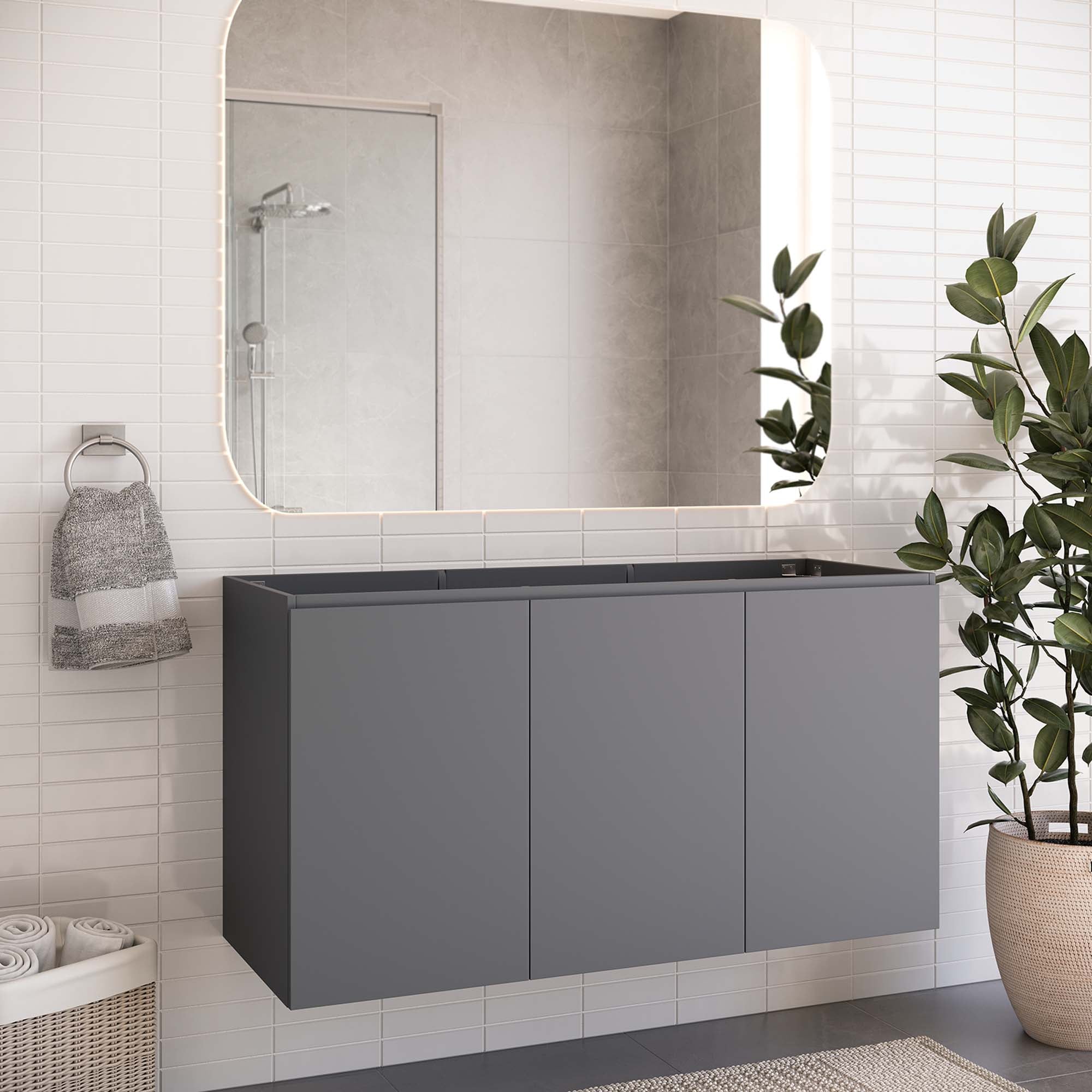 Bryn Wall-Mount Bathroom Cabinet Basin Not Included by Modway
