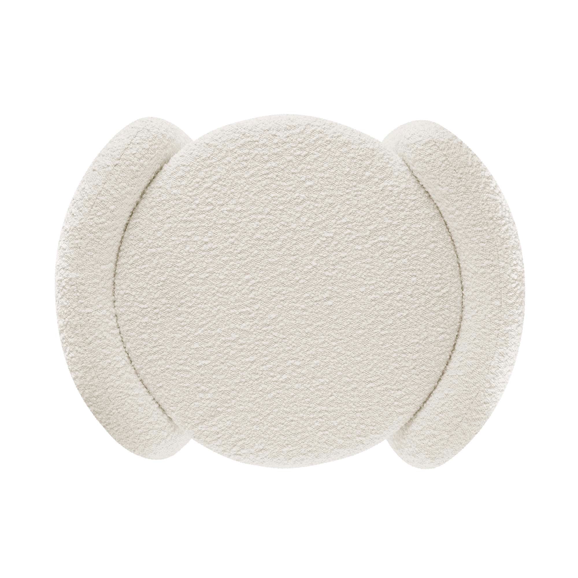 Nebula Boucle Upholstered Upholstered Ottoman by Modway