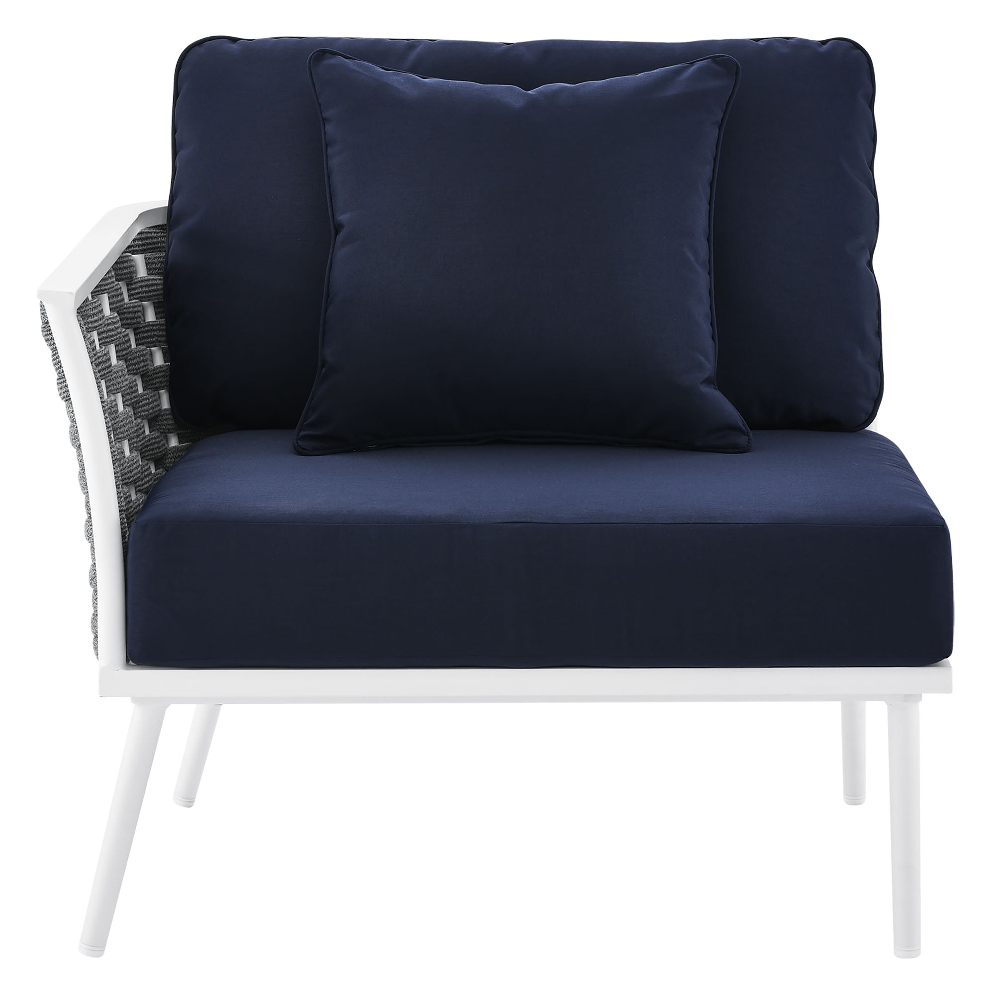 Stance Outdoor Patio Aluminum Left-Facing Armchair by Modway