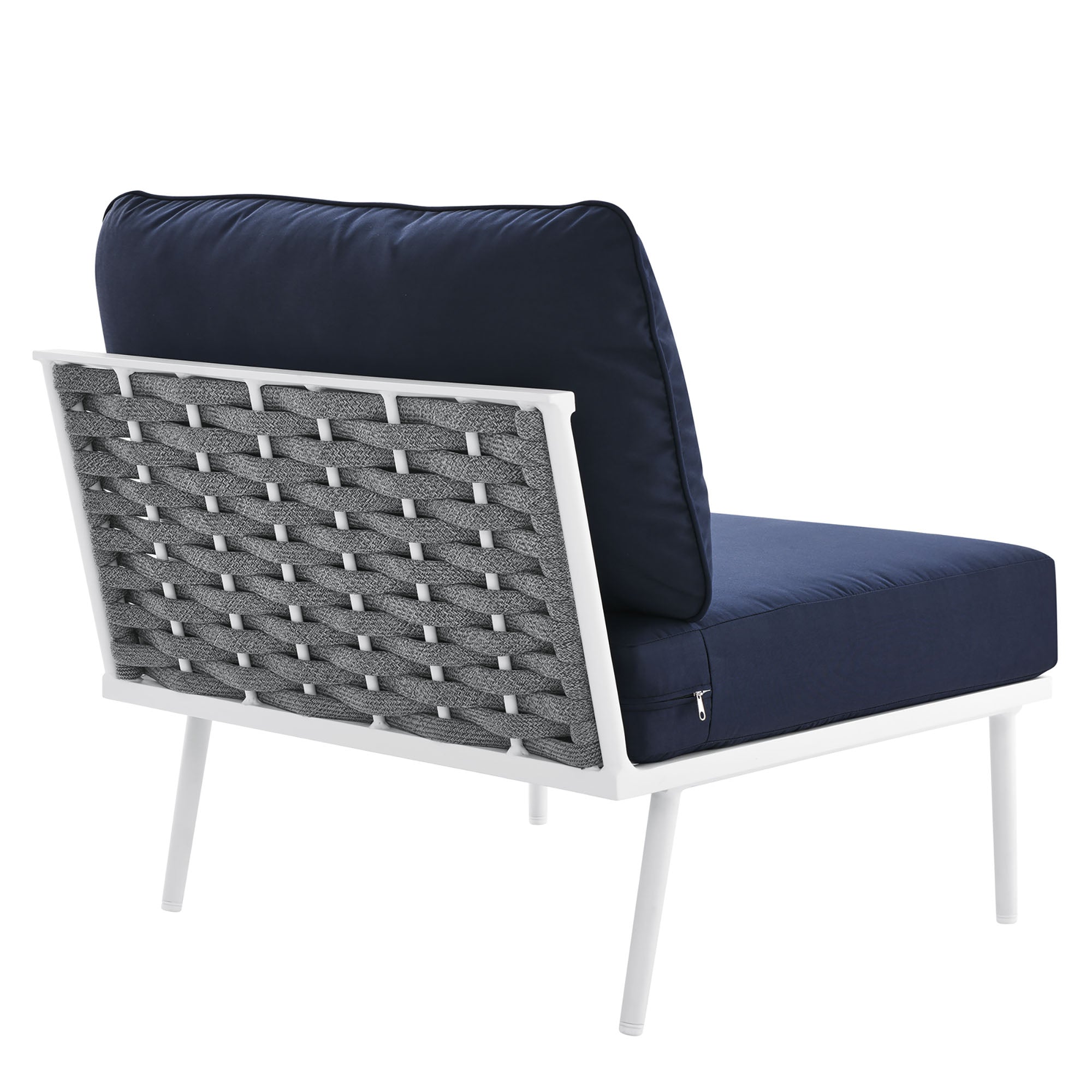 Stance Outdoor Patio Aluminum Armless Chair by Modway