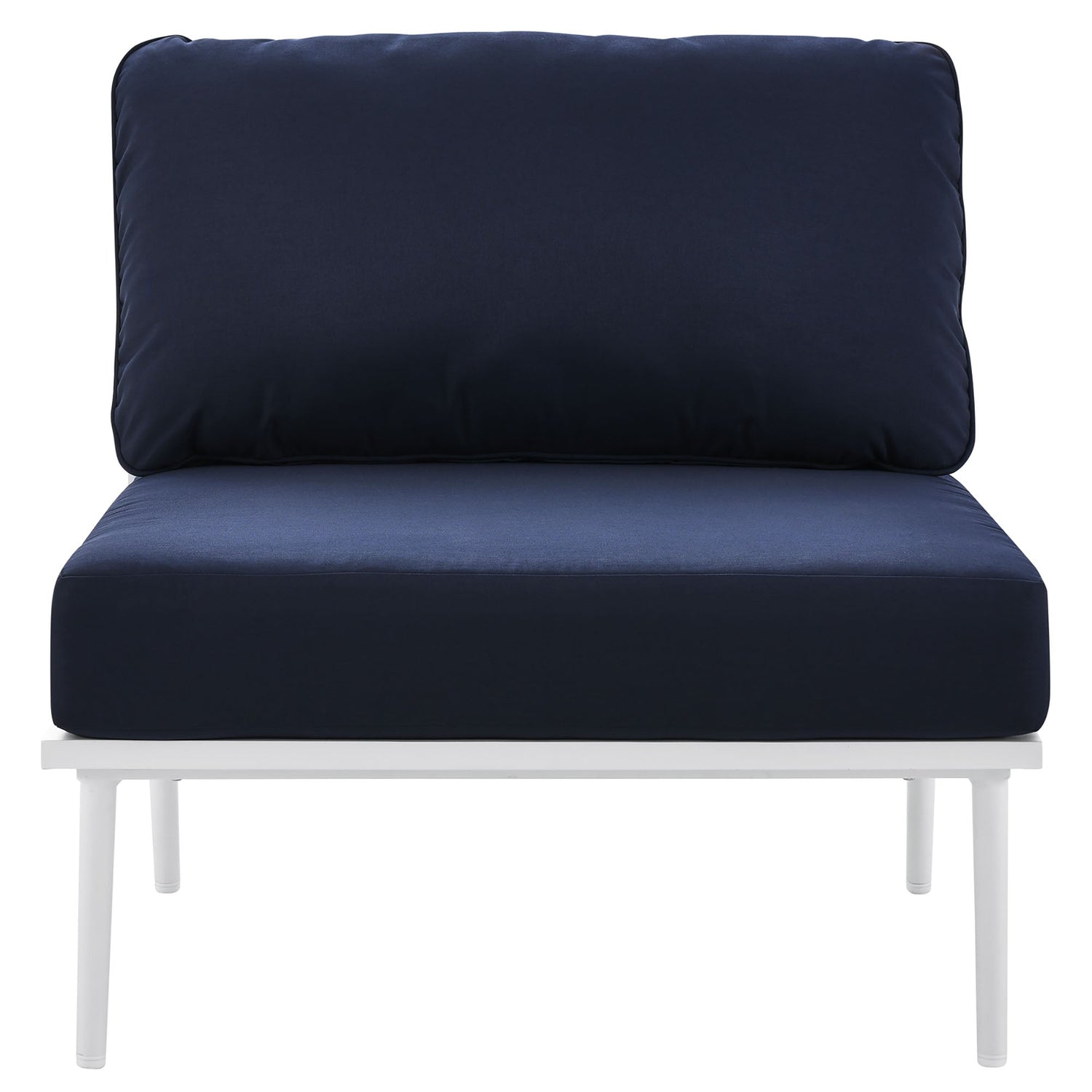 Stance Outdoor Patio Aluminum Armless Chair by Modway
