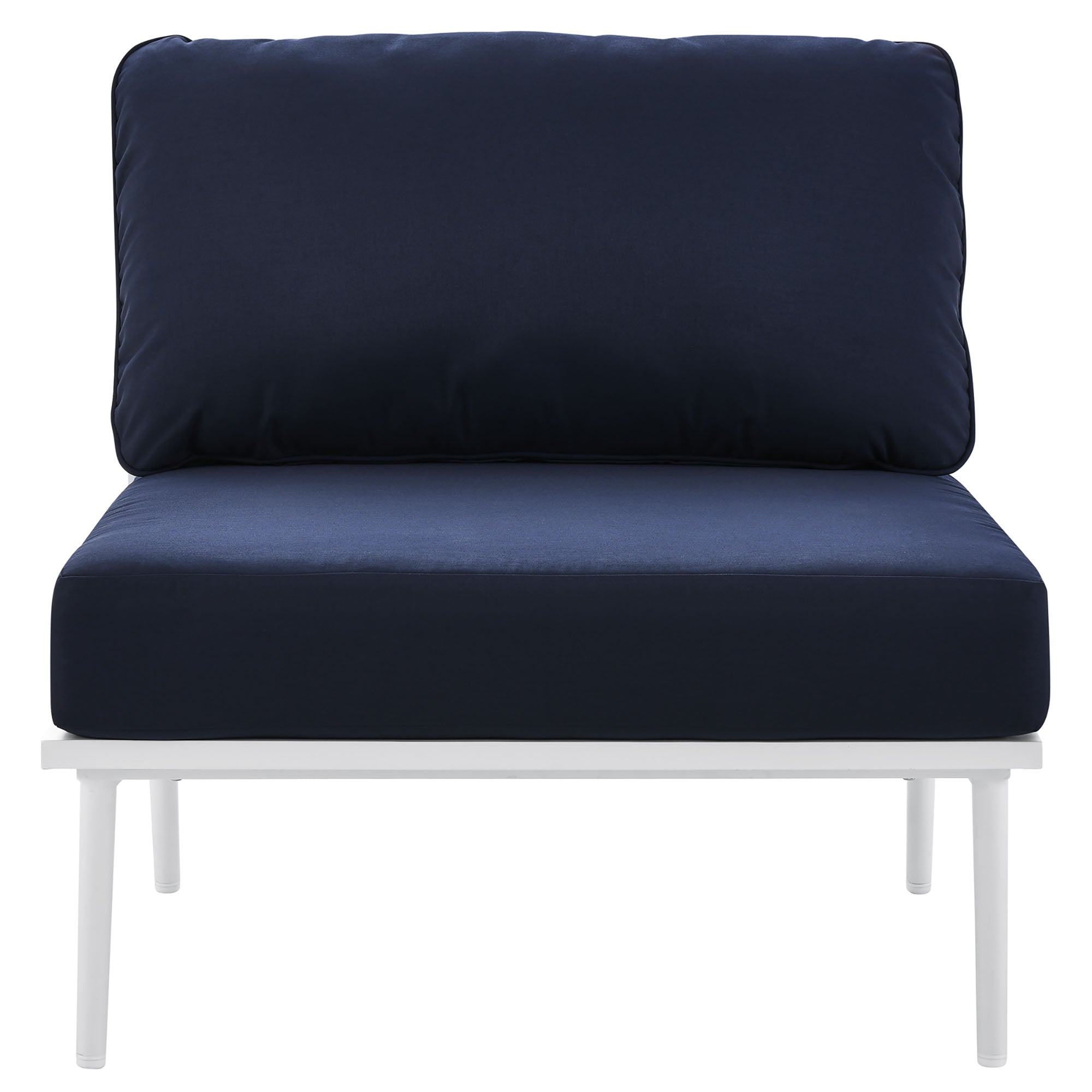 Stance Outdoor Patio Aluminum Armless Chair by Modway