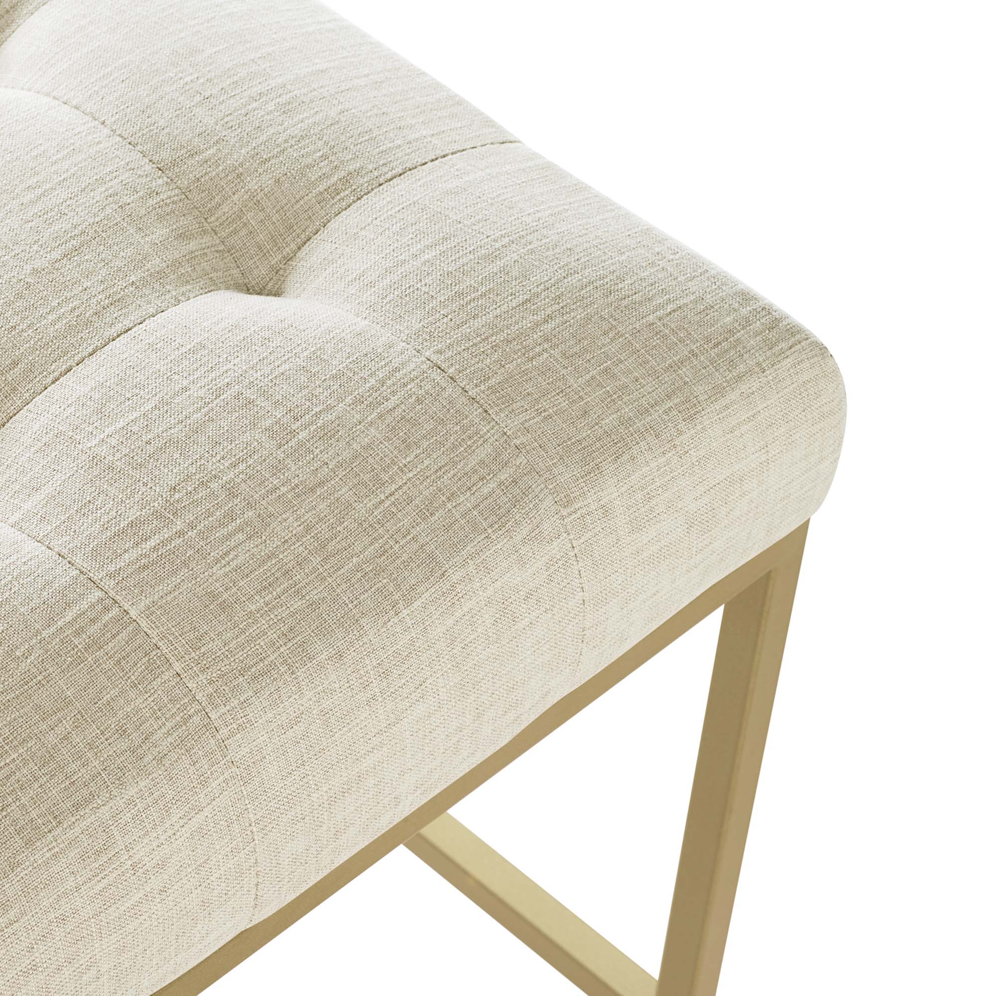 Privy Counter Stool Upholstered Fabric Set of 2 by Modway