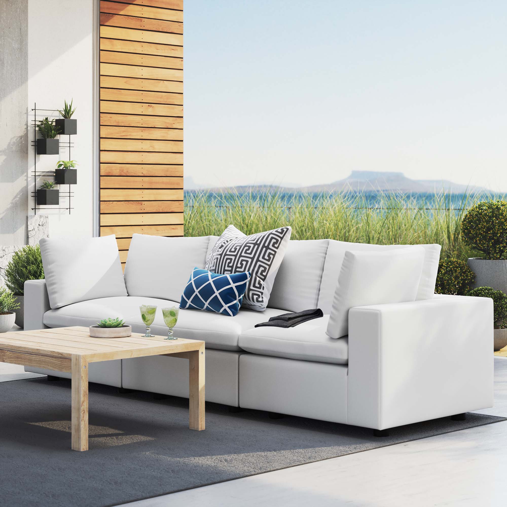 Commix Sunbrella® Outdoor Patio Sofa by Modway