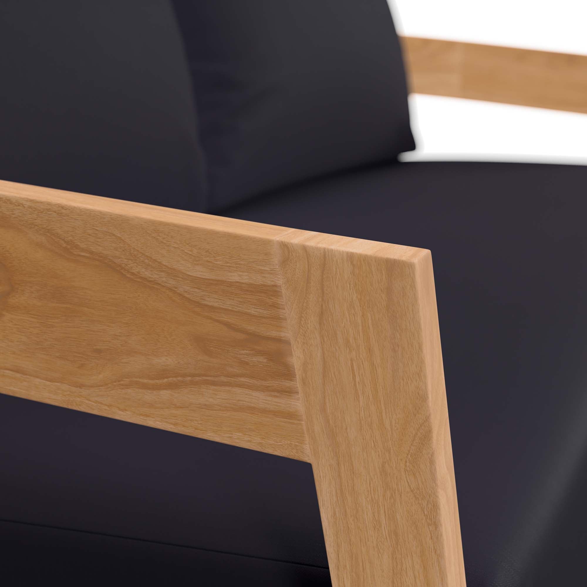 Brisbane Teak Wood Outdoor Patio Loveseat by Modway
