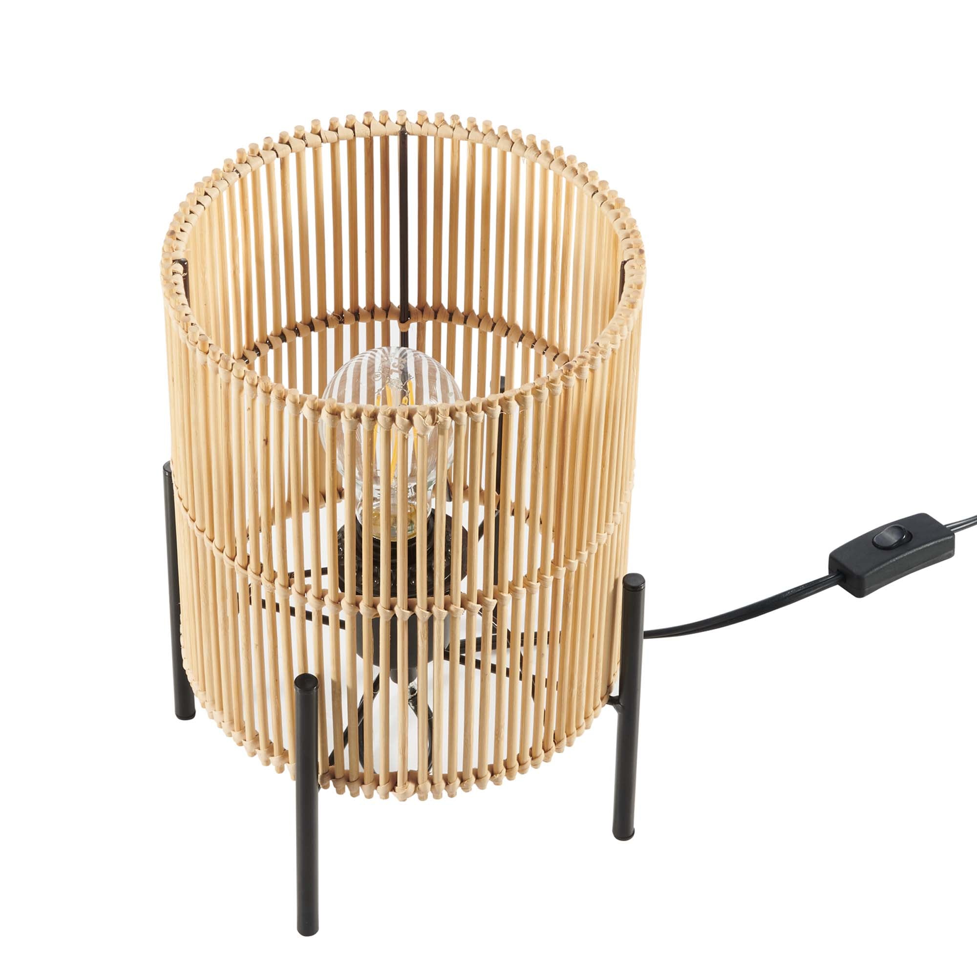 Casen Bamboo Table Lamp by Modway