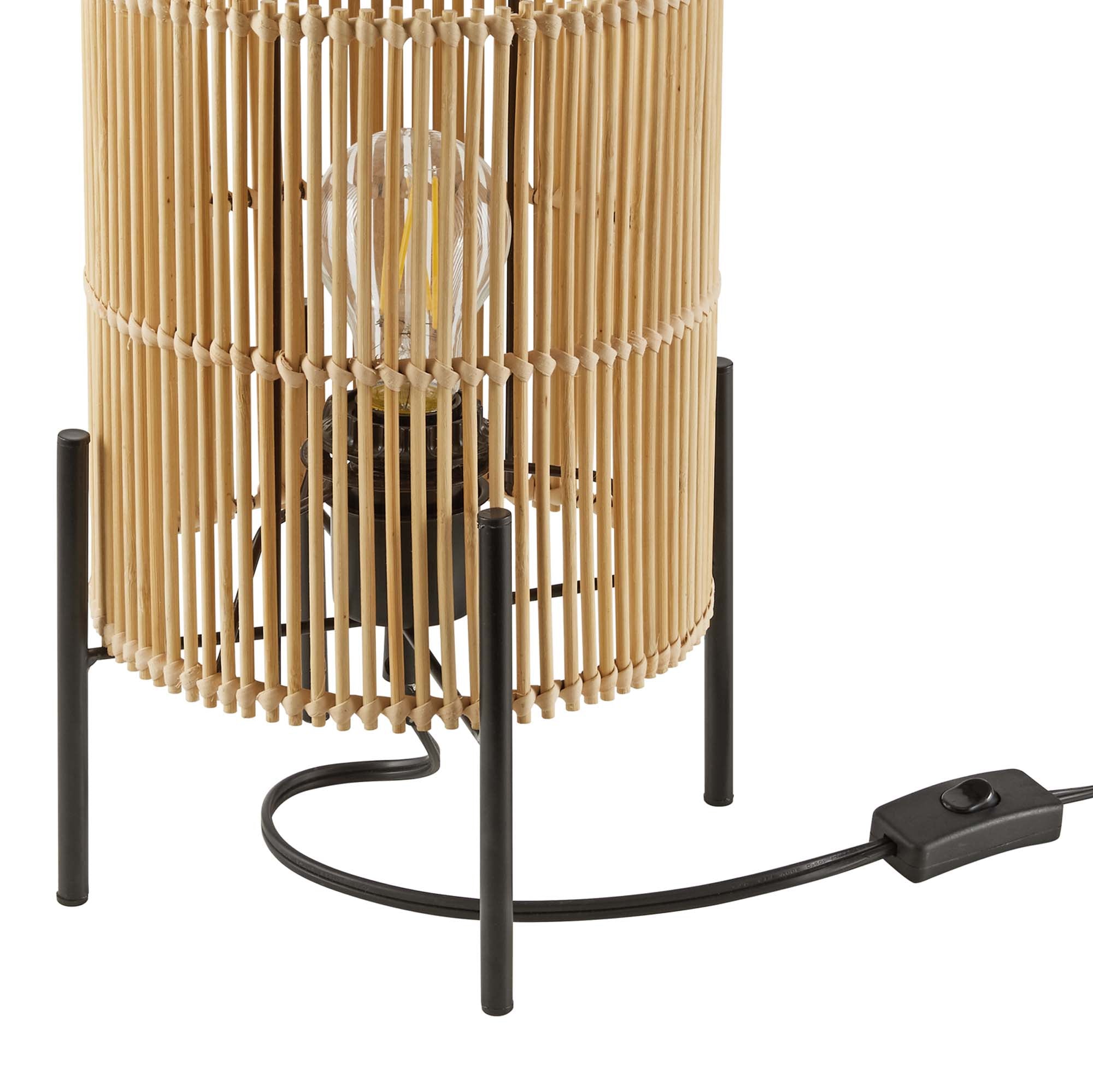 Casen Bamboo Table Lamp by Modway