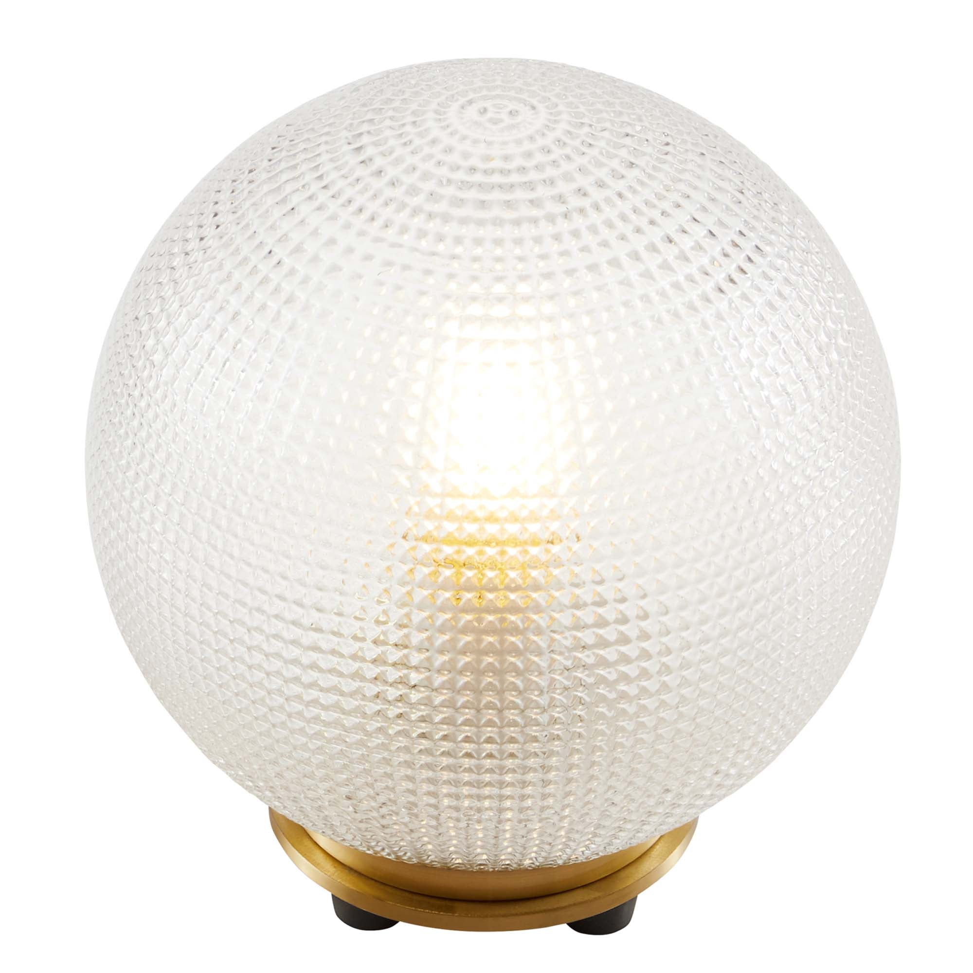 Destiny Glass and Metal Table Lamp by Modway