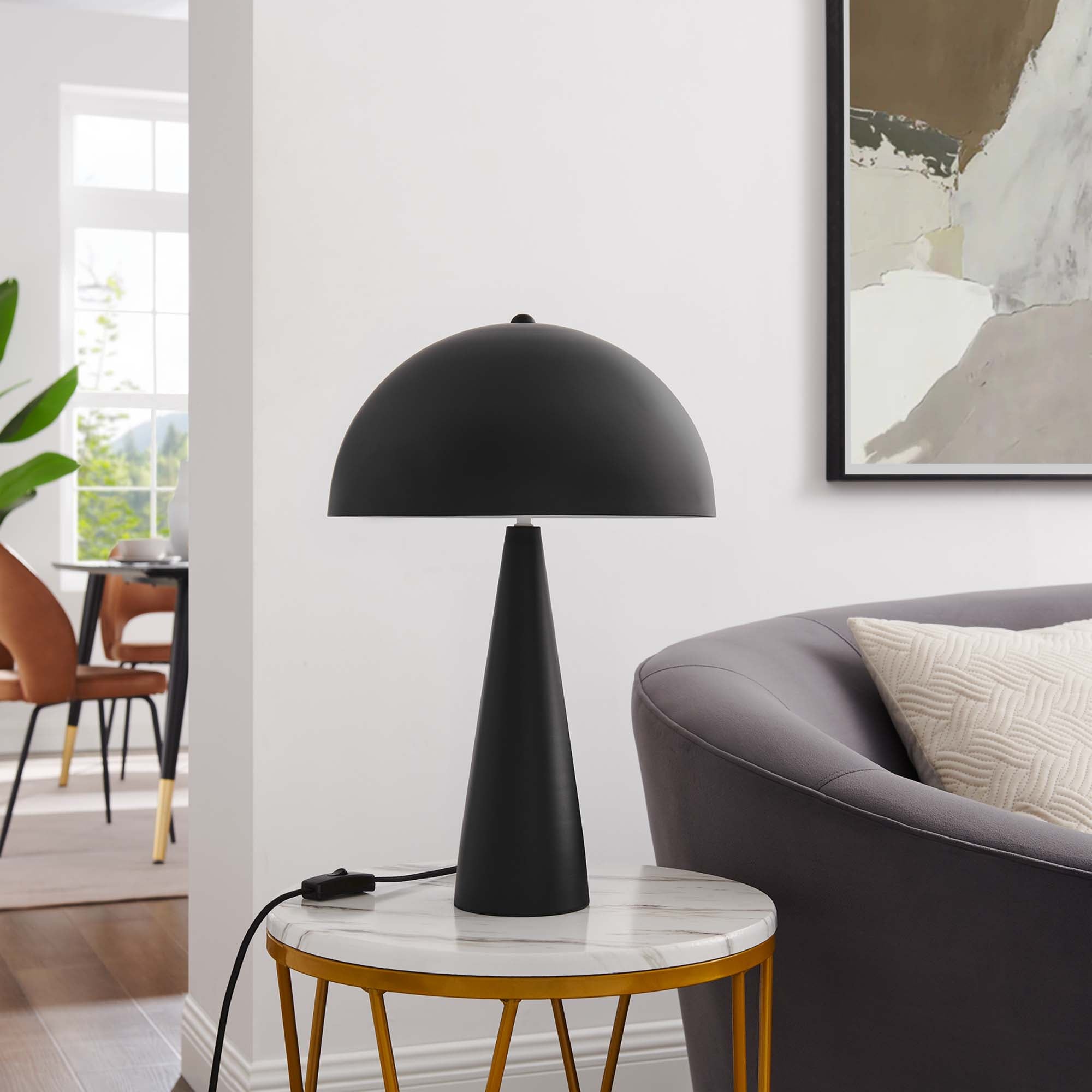 Selena Metal Table Lamp by Modway