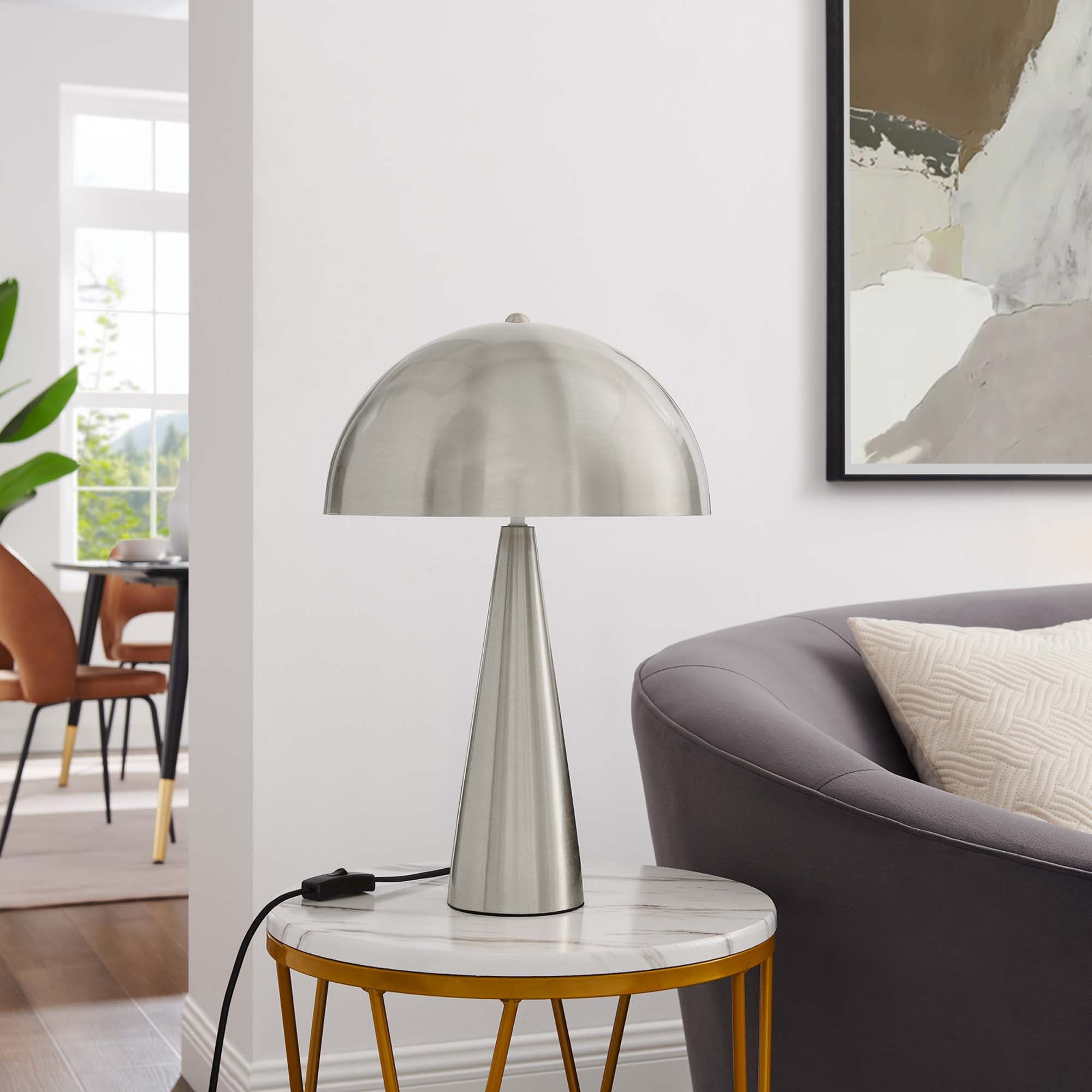 Selena Metal Table Lamp by Modway