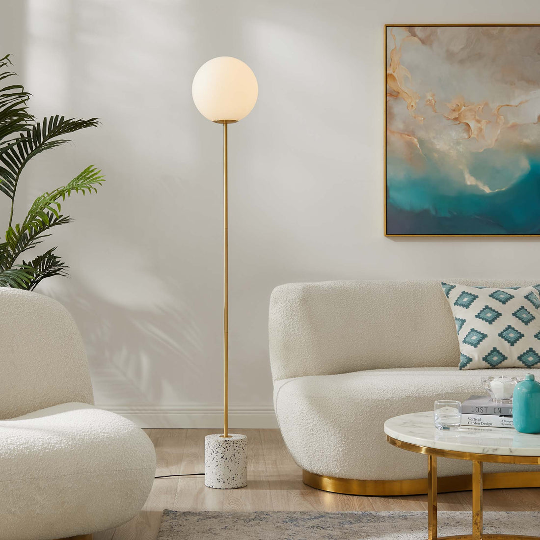 Logic Terrazzo Floor Lamp by Modway