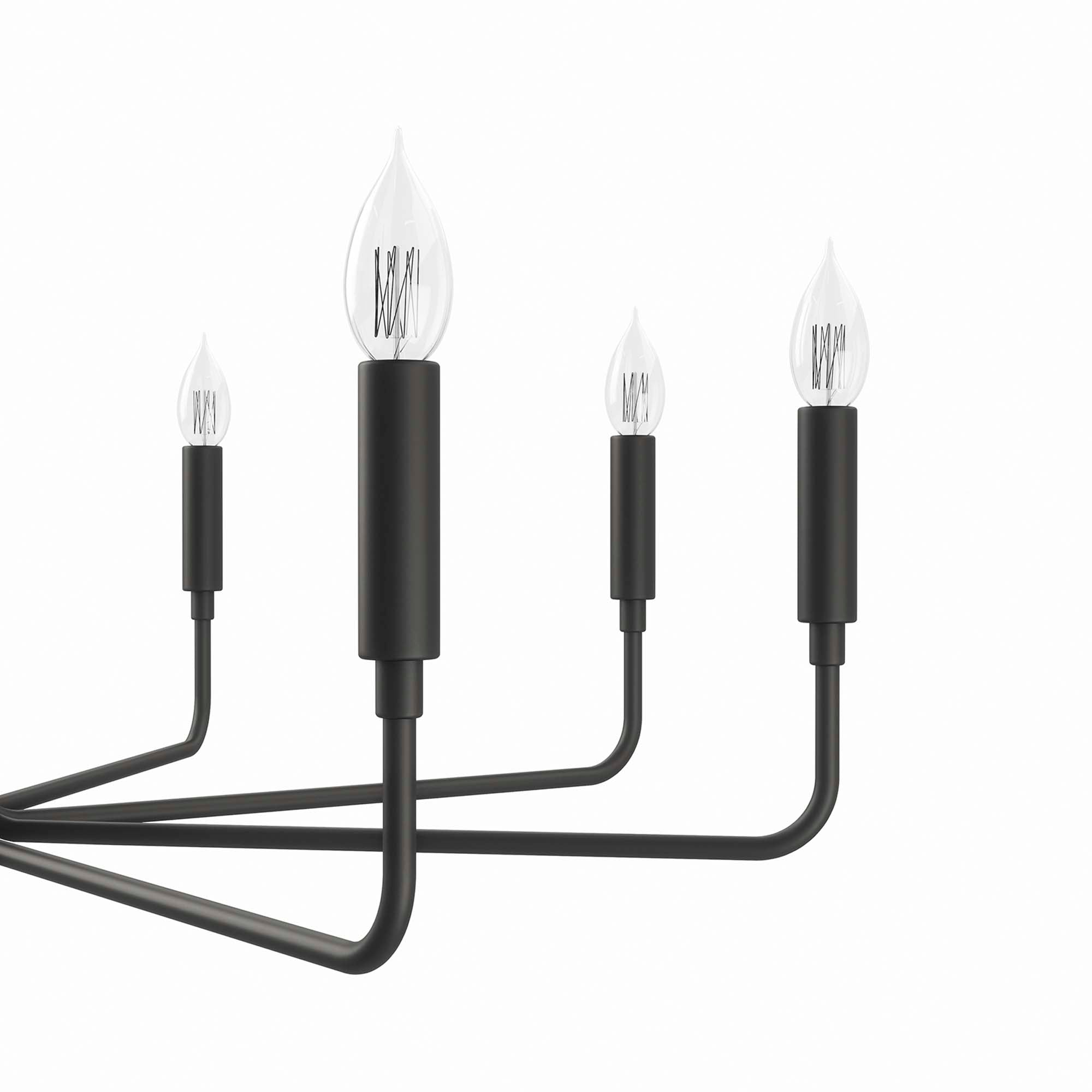 Rekindle 8-Light Chandelier by Modway
