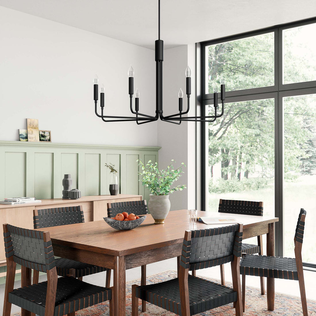 Rekindle 8-Light Chandelier by Modway