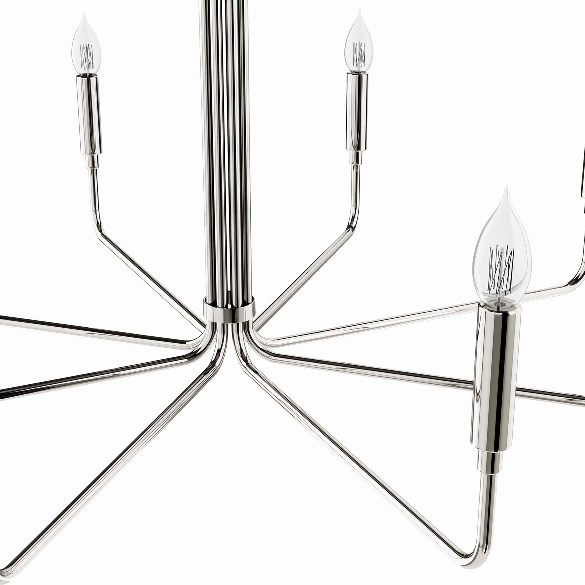 Rekindle 8-Light Chandelier by Modway