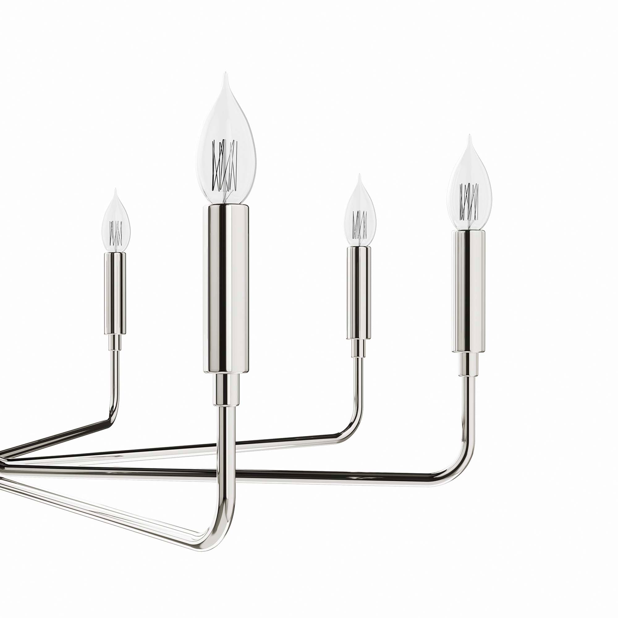 Rekindle 8-Light Chandelier by Modway