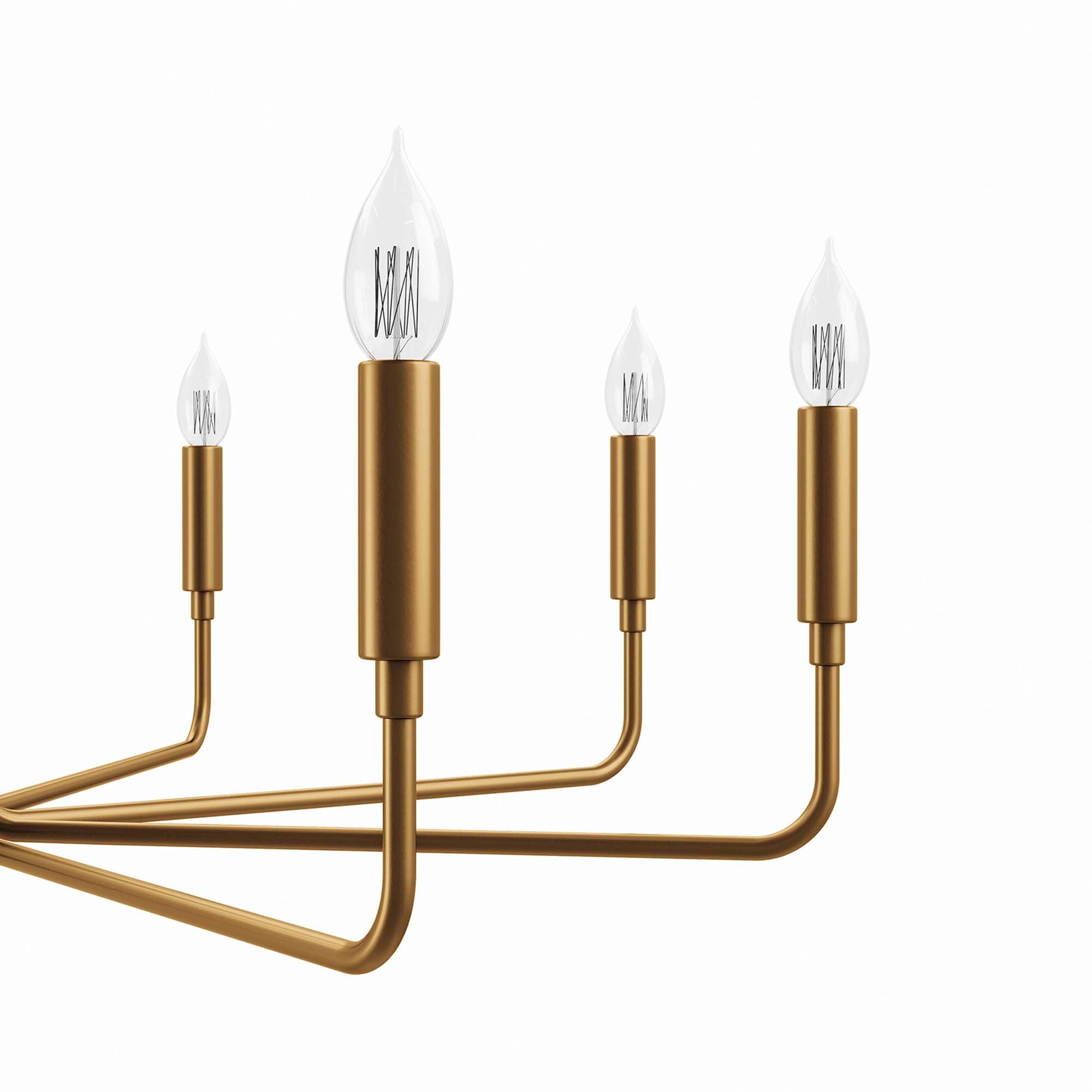 Rekindle 8-Light Chandelier by Modway