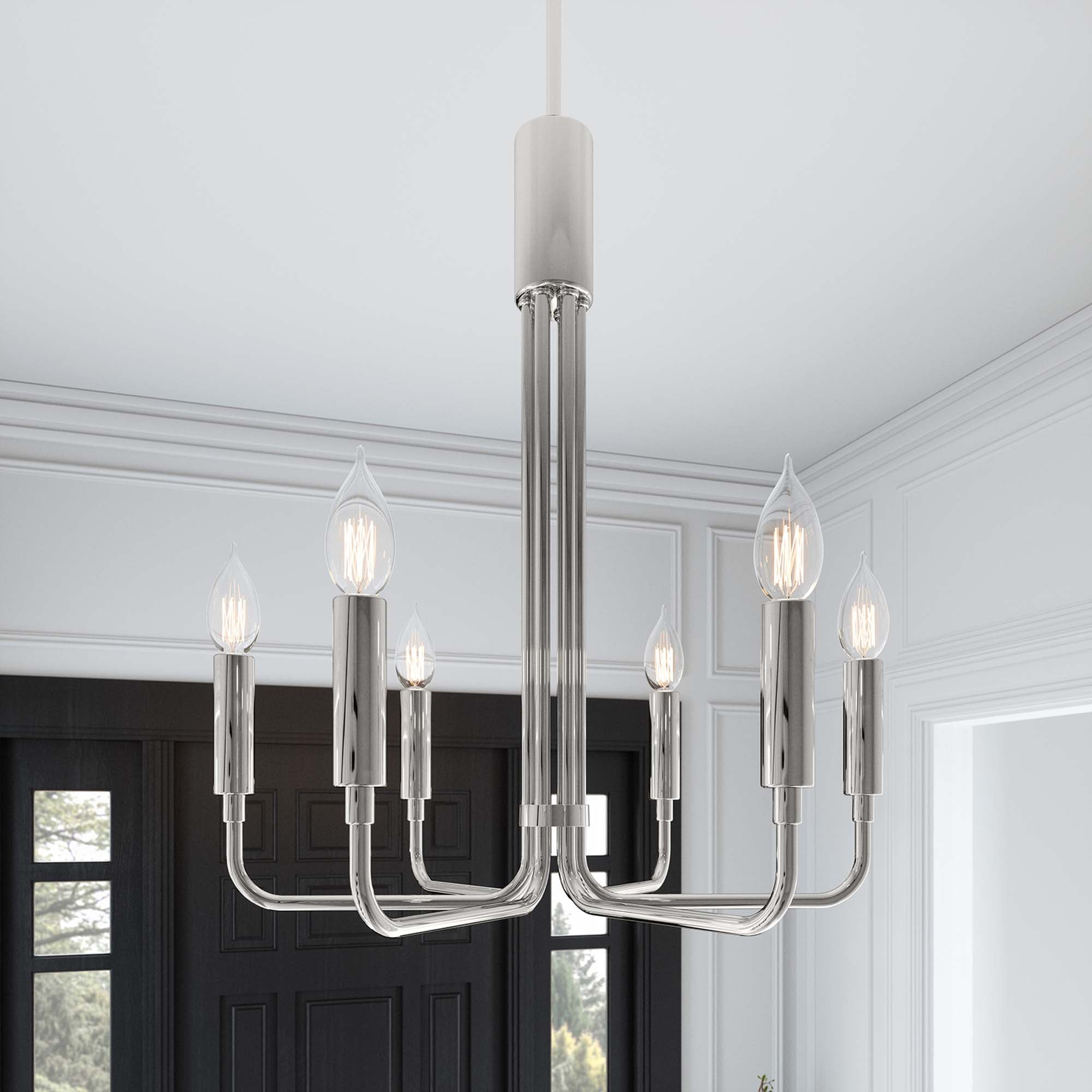 Rekindle 6-Light Chandelier by Modway