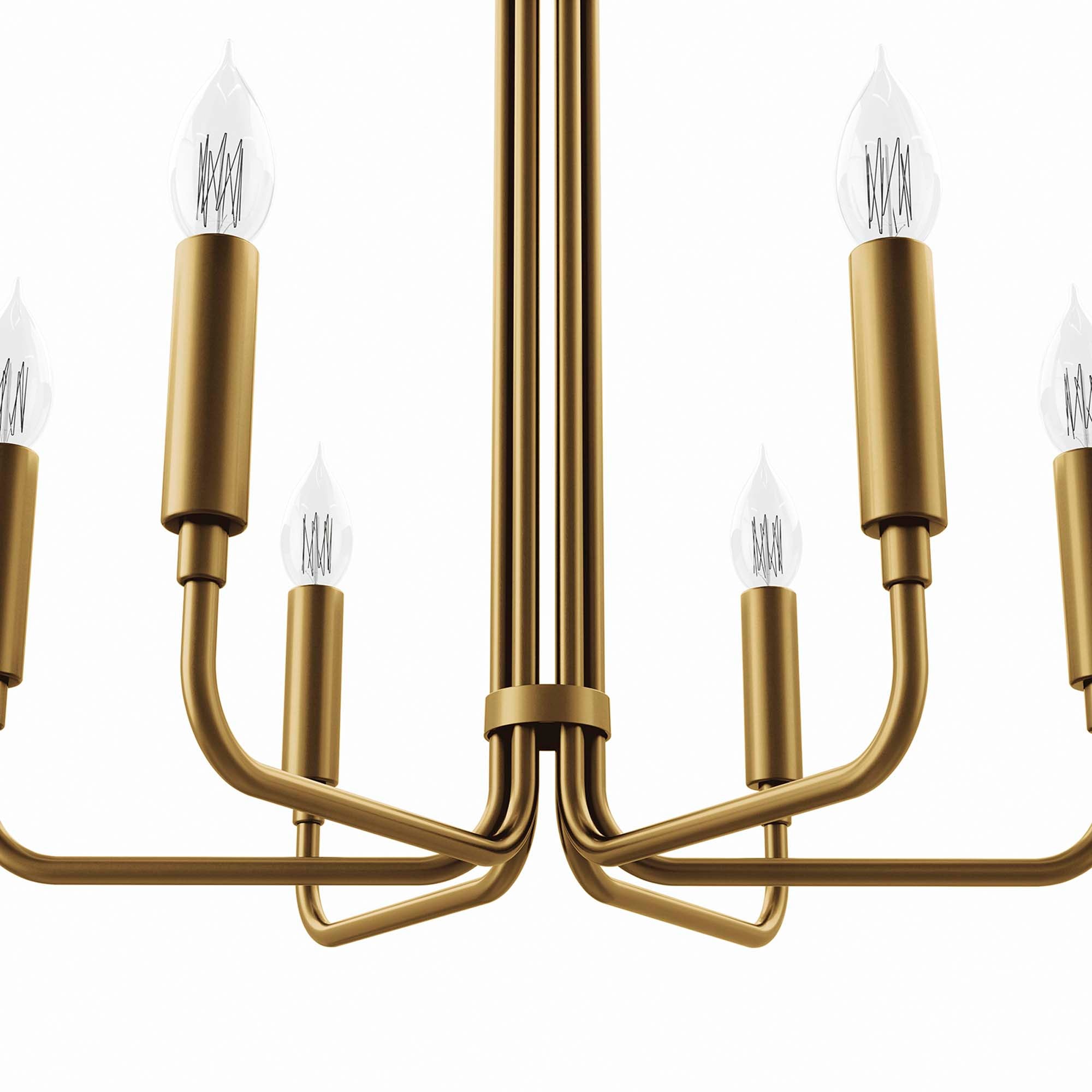 Rekindle 6-Light Chandelier by Modway