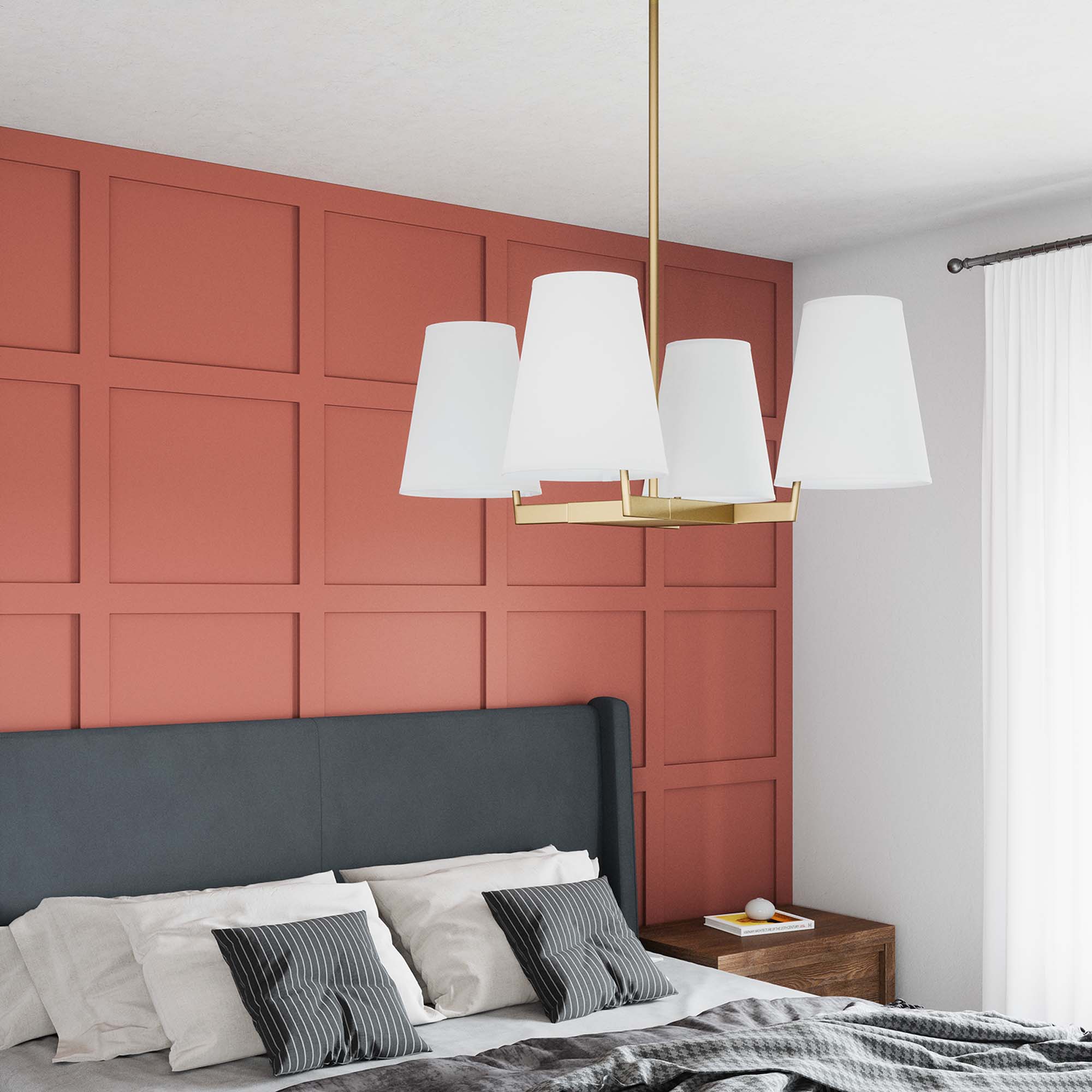 Mercer 4-Light Pendant Light by Modway