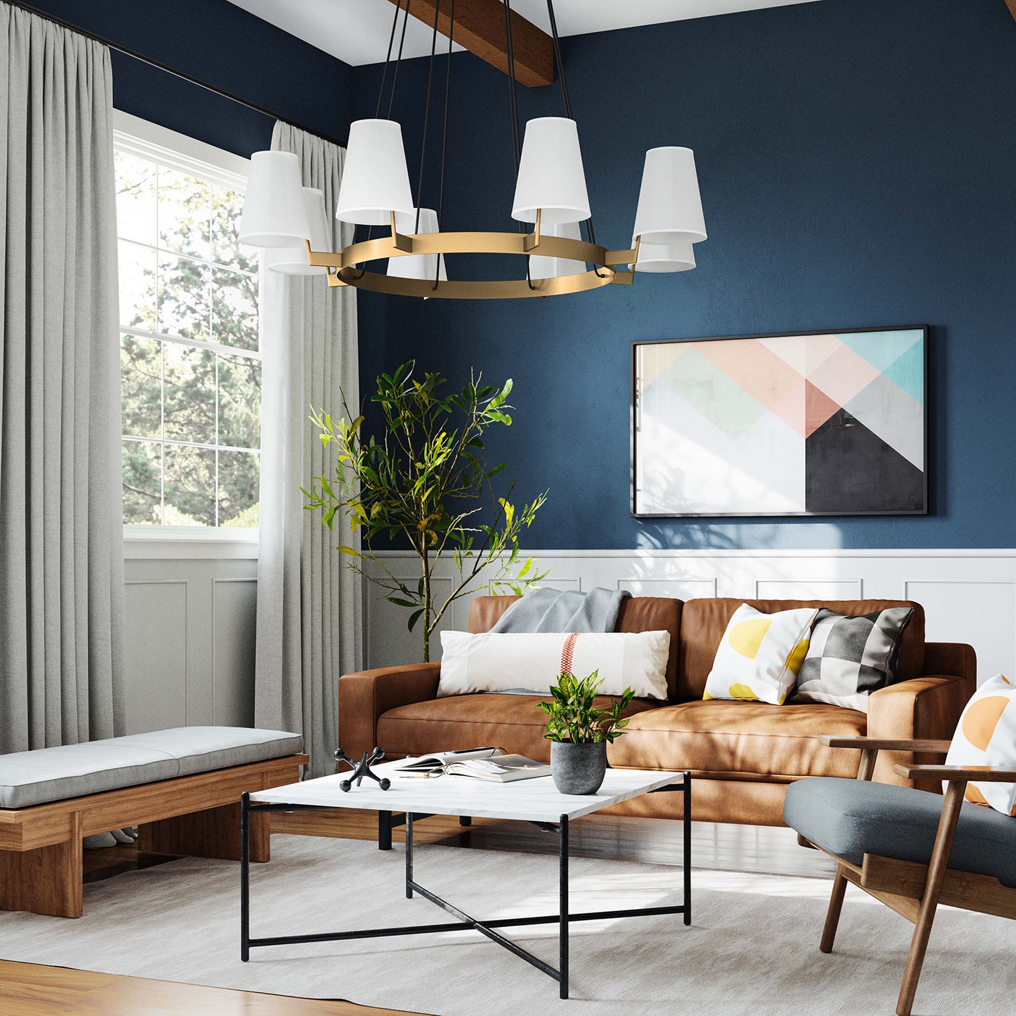 Surround 8-Light Chandelier by Modway