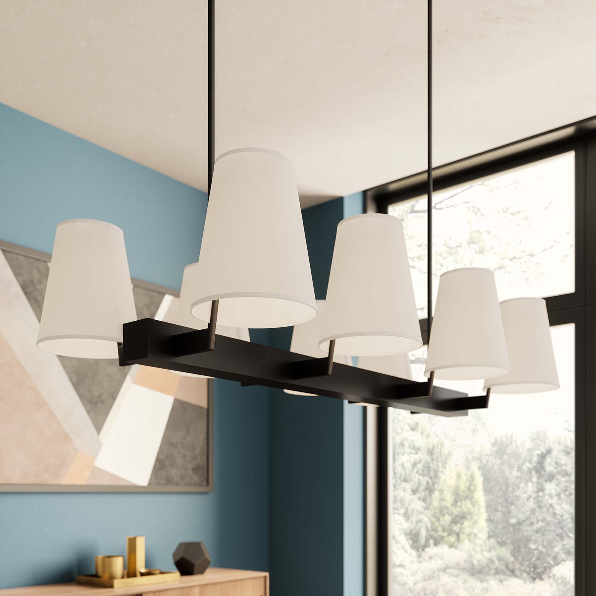 Enthrall 8-Light Chandelier by Modway