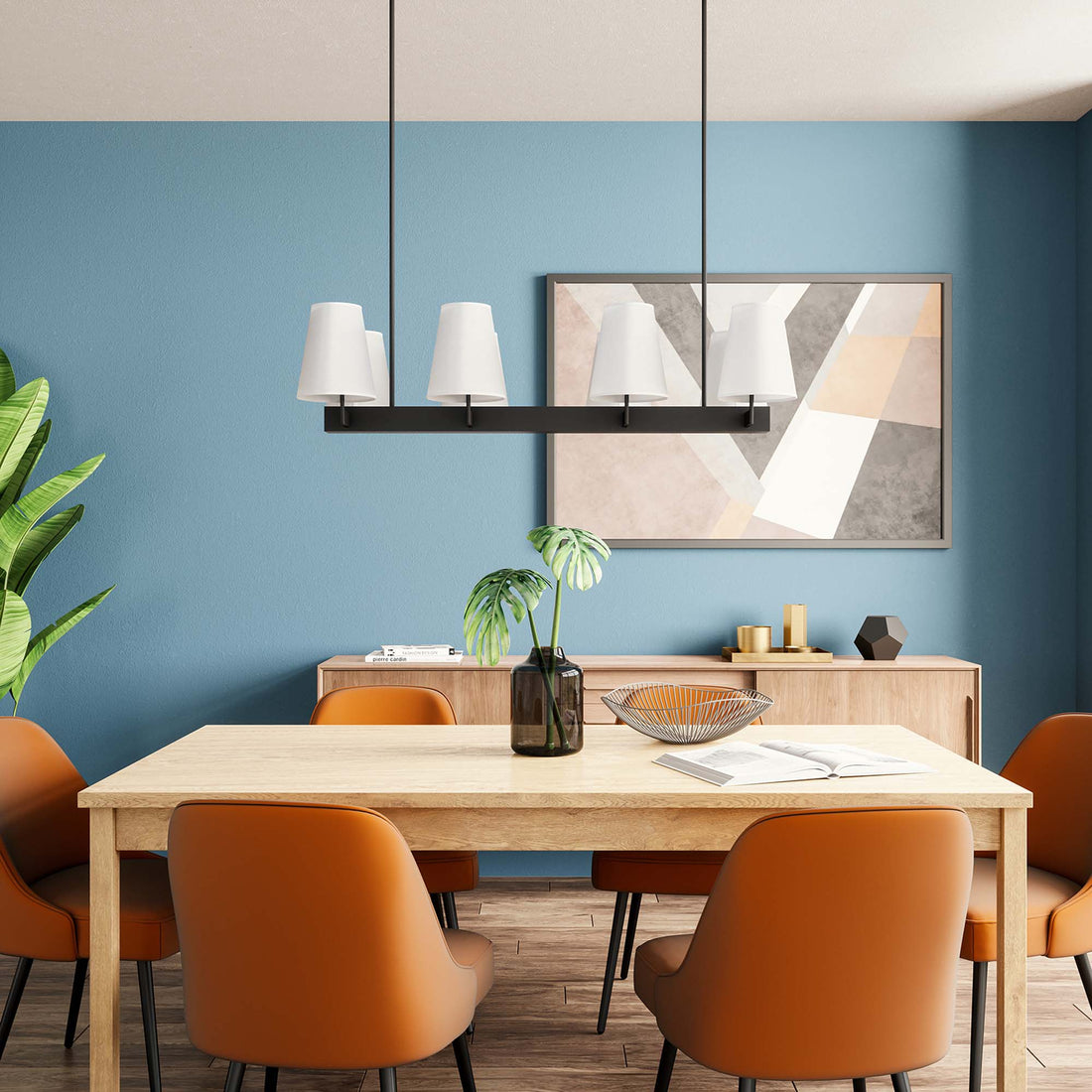 Enthrall 8-Light Chandelier by Modway