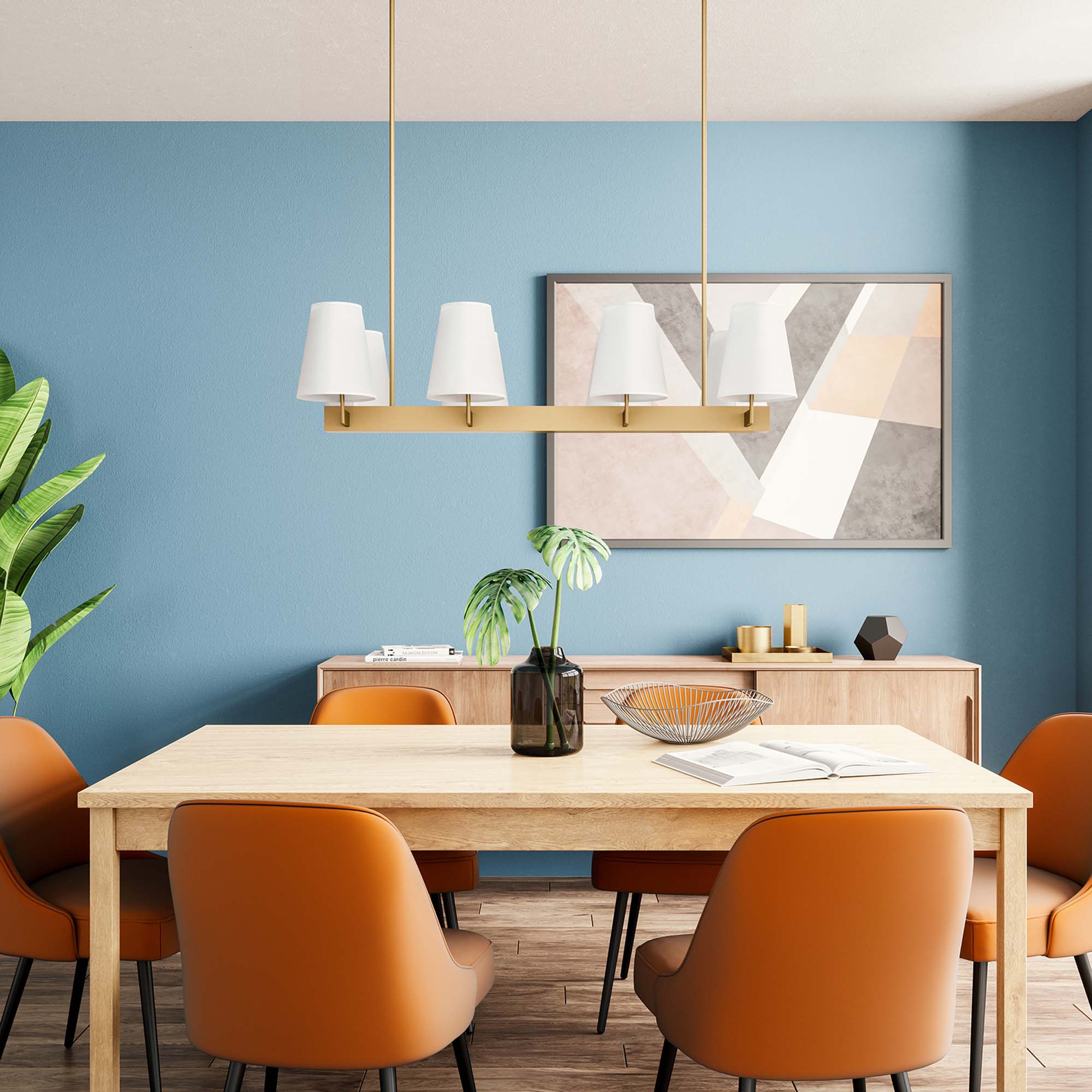 Enthrall 8-Light Chandelier by Modway