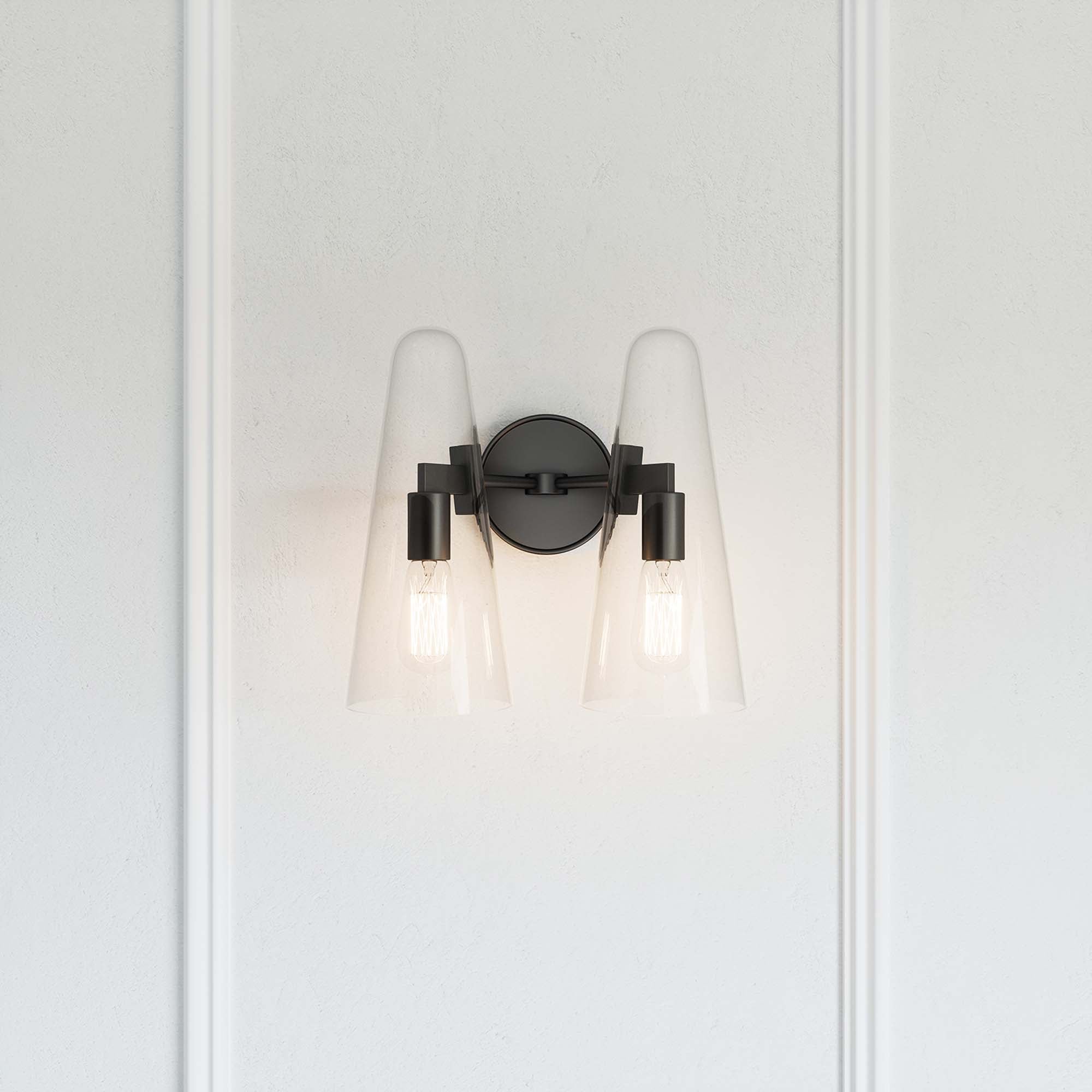 Beacon 2-Light Wall Sconce by Modway
