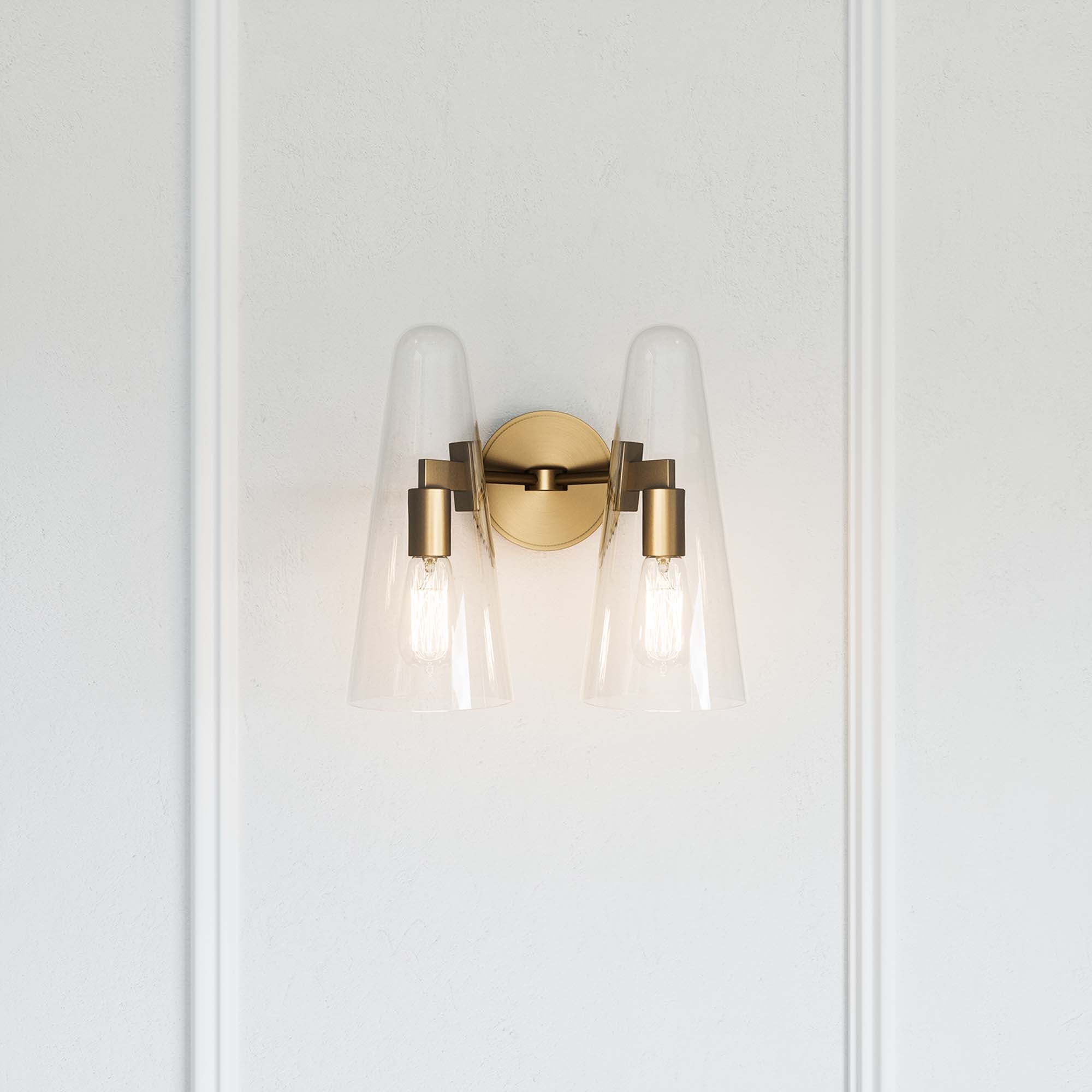 Beacon 2-Light Wall Sconce by Modway