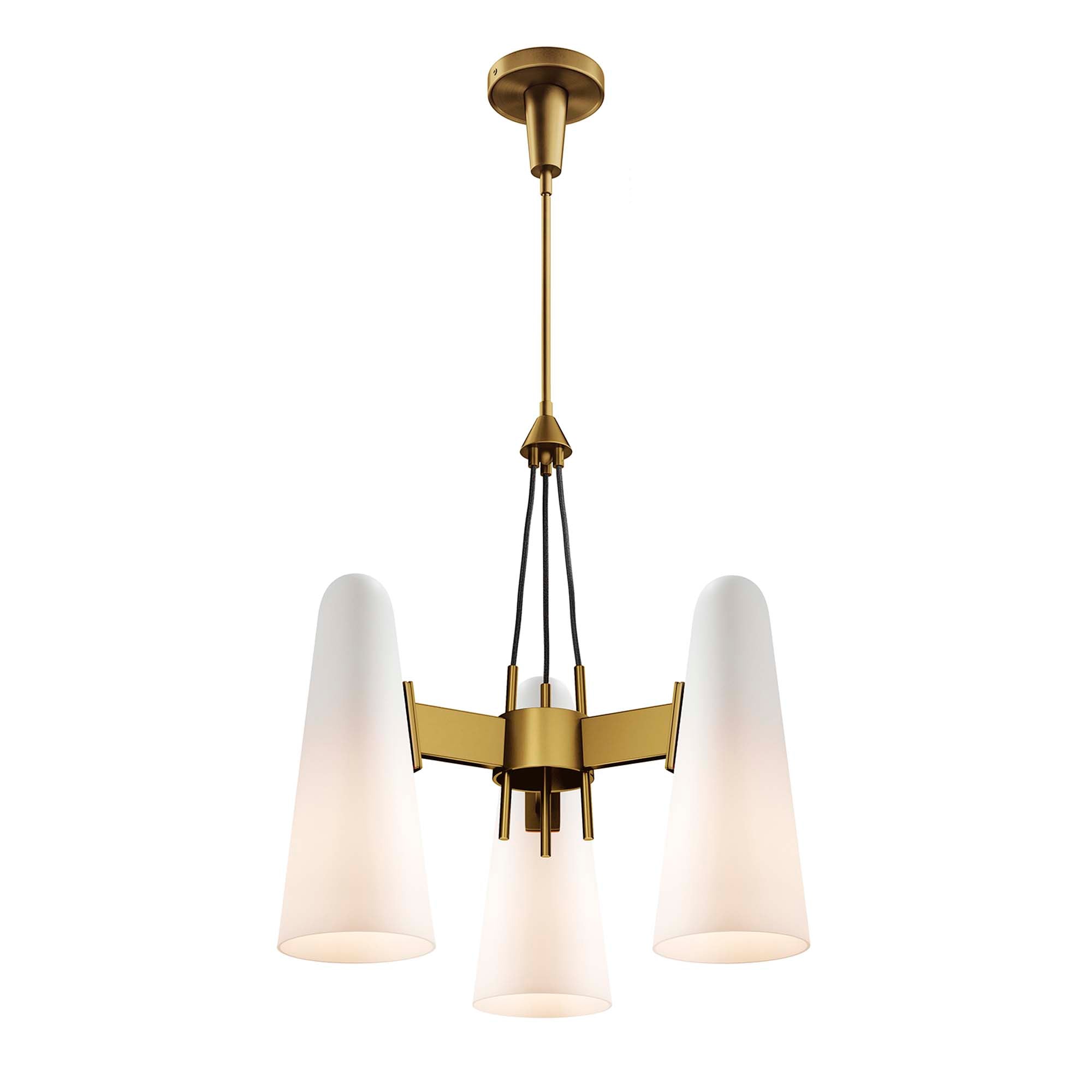 Beacon 3-Light Pendant Light by Modway
