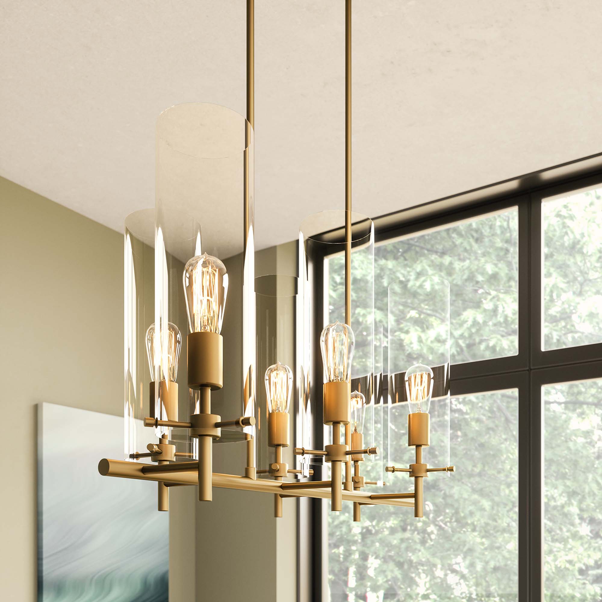 Skylark 6-Light Chandelier by Modway