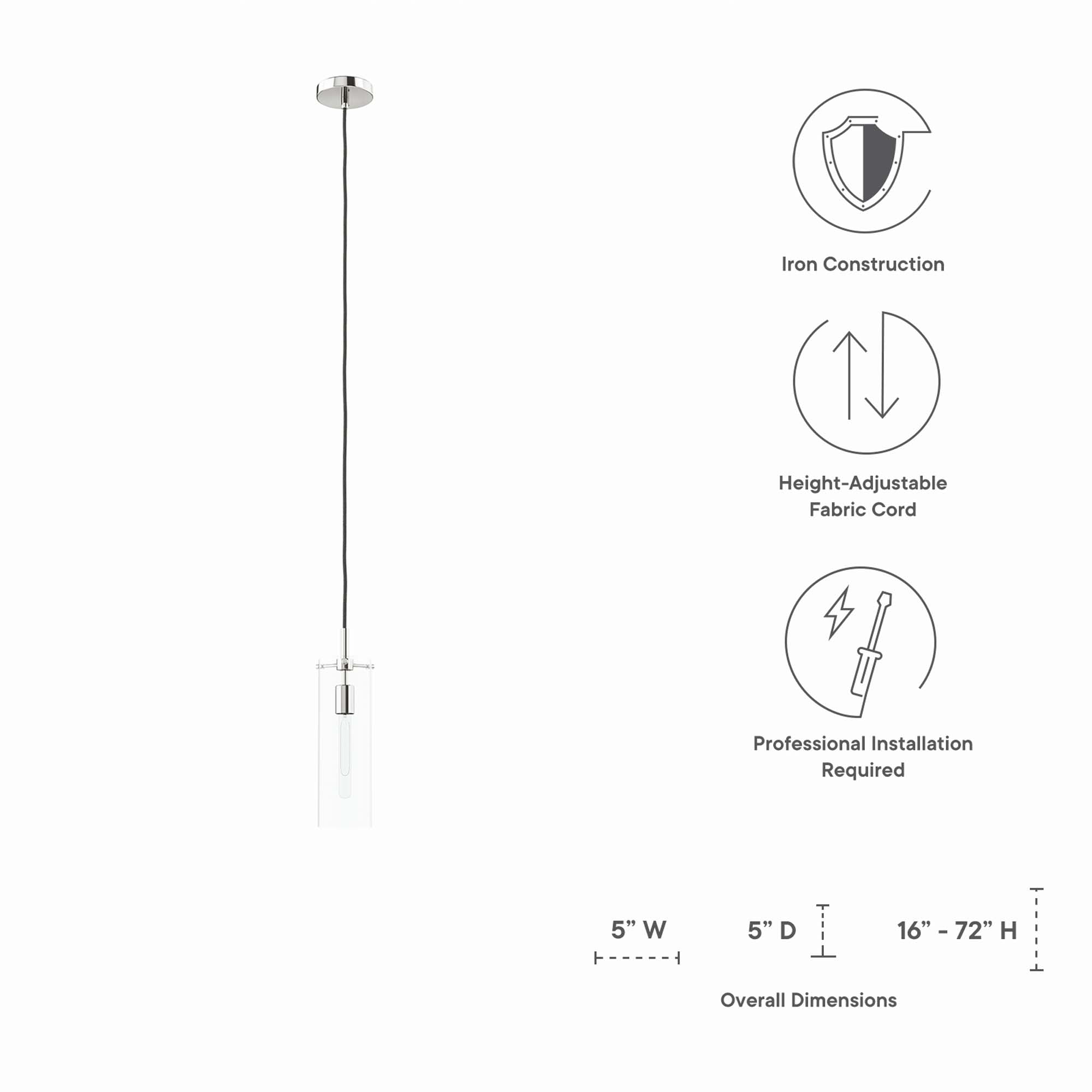 Skylark Pendant Light by Modway