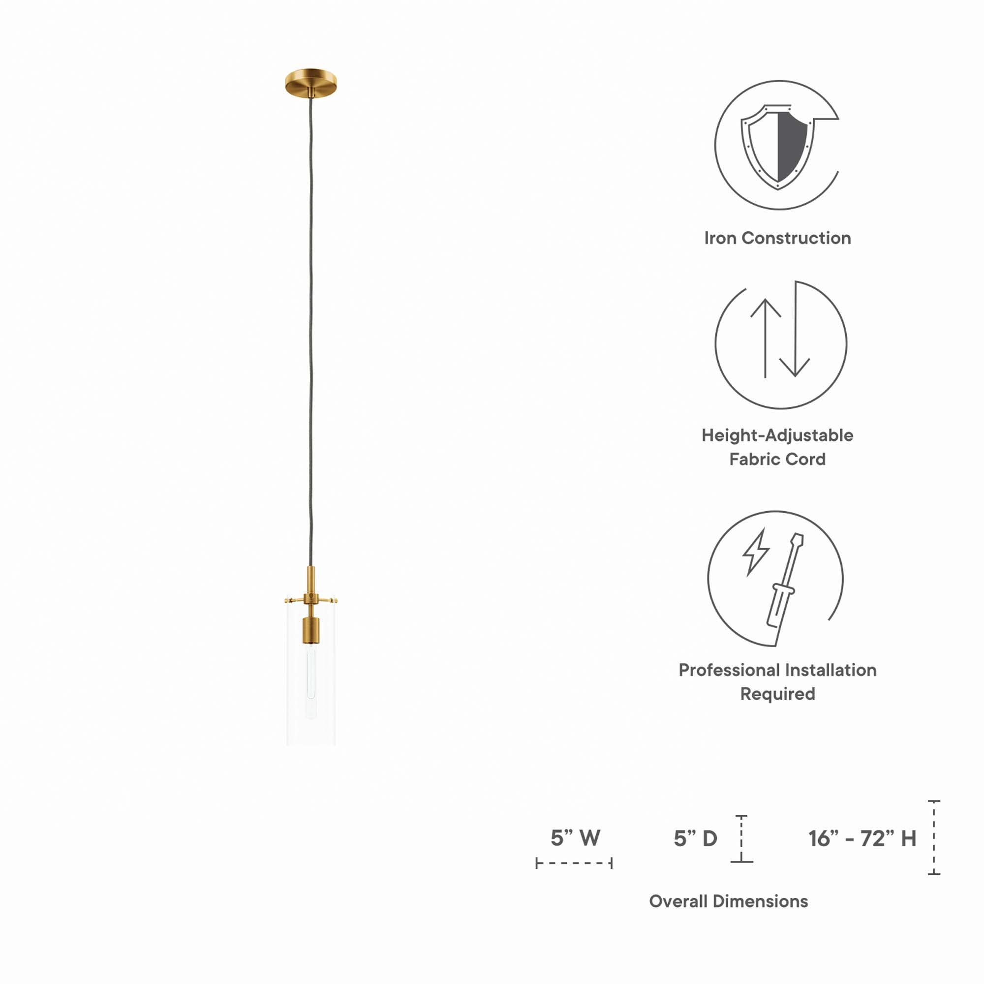 Skylark Pendant Light by Modway