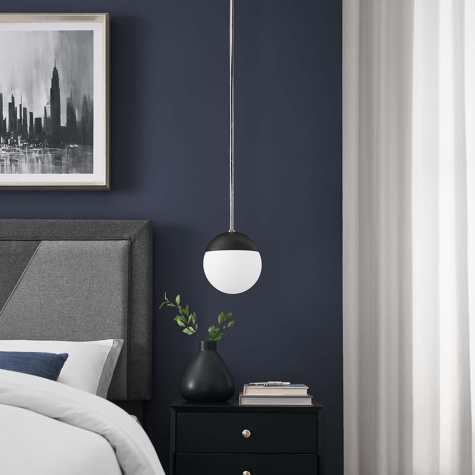 Stellar 1-Light Pendant Light by Modway