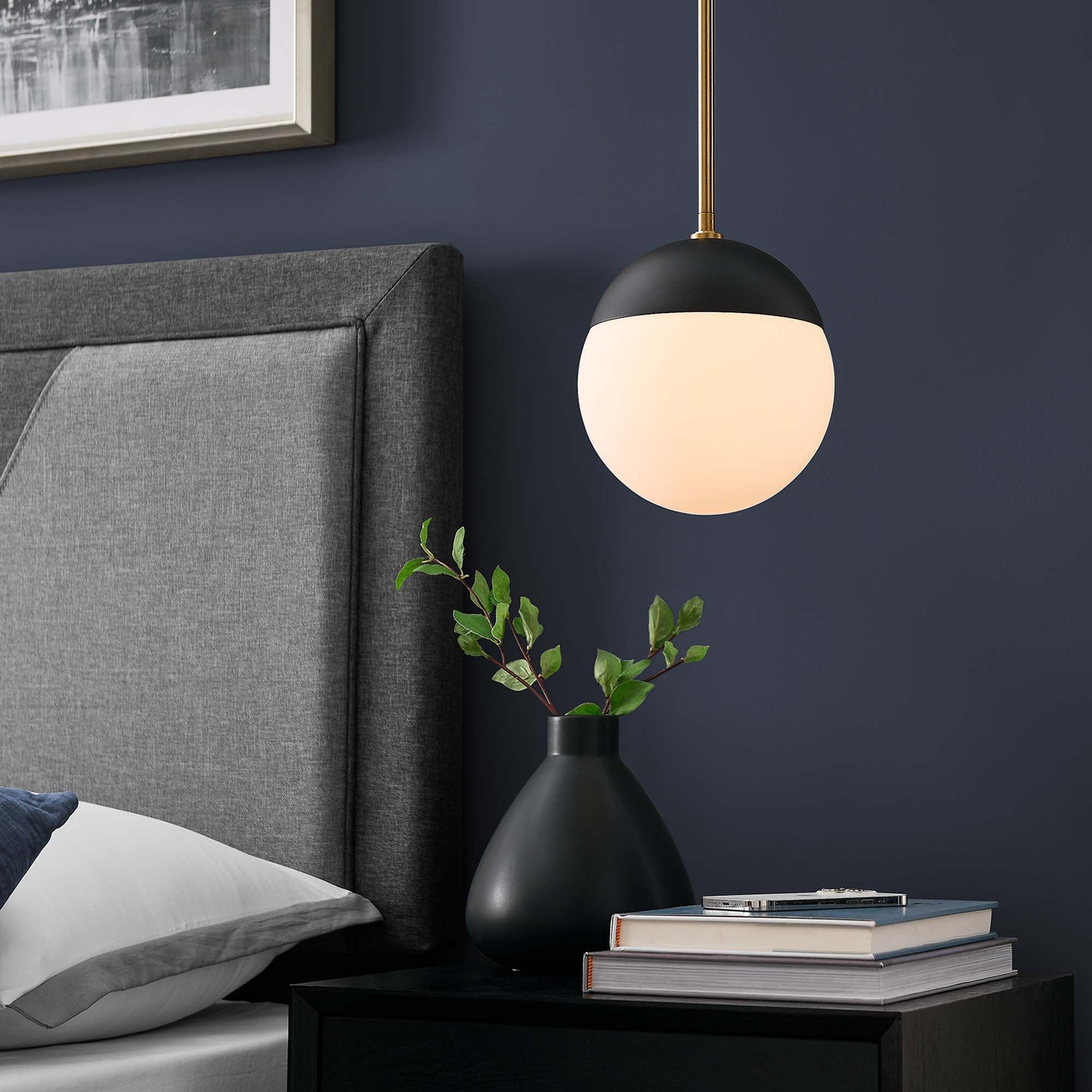 Stellar 1-Light Pendant Light by Modway