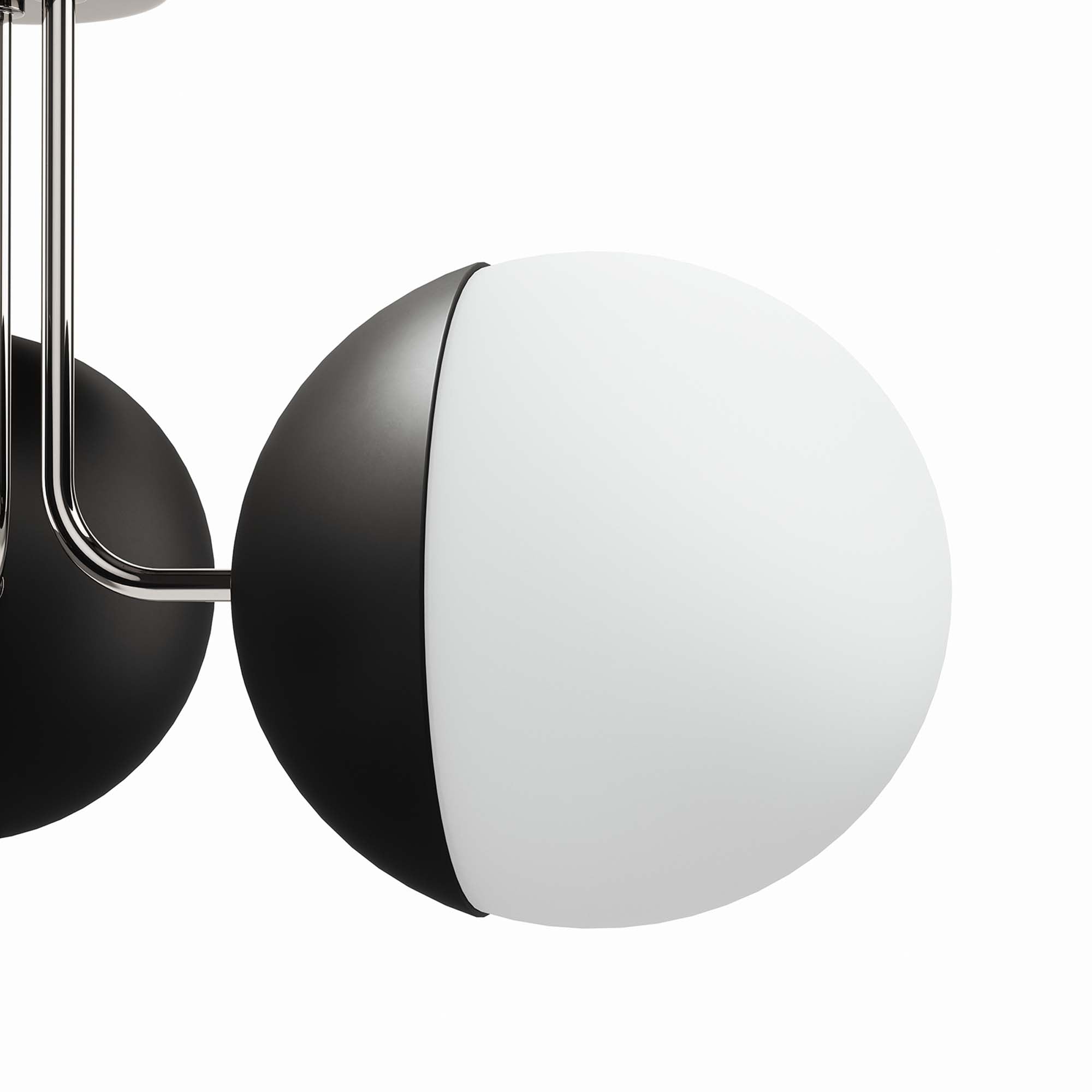 Stellar 3-Light Semi-Flush Ceiling Light by Modway