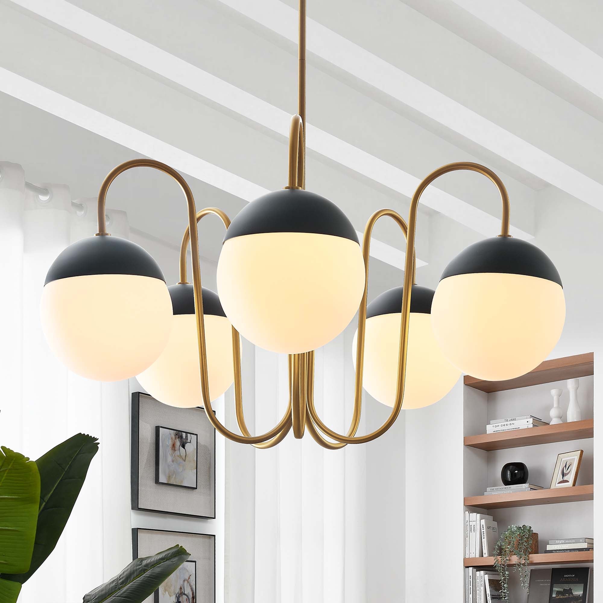 Stellar 5-Light Chandelier by Modway