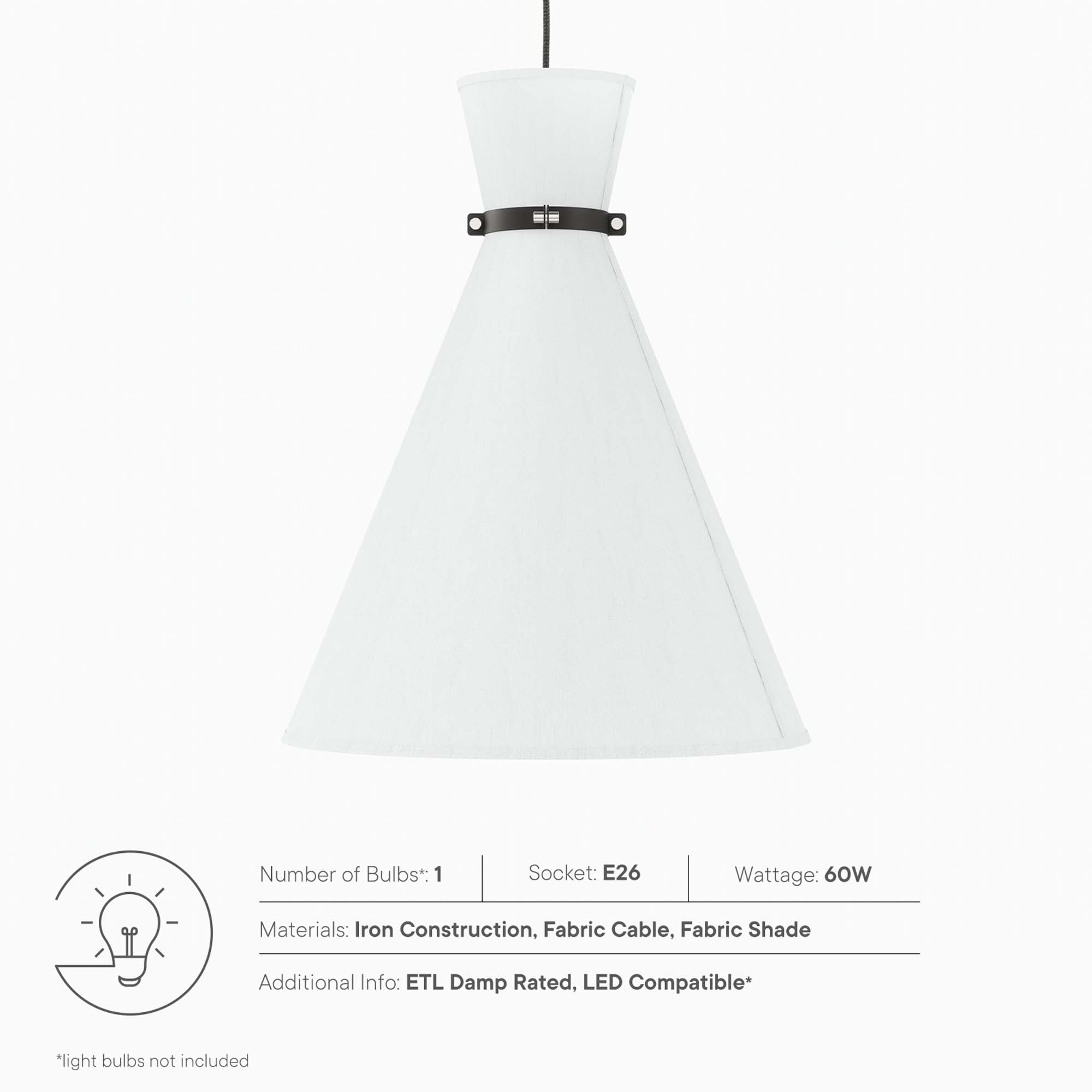 Starlight 1-Light Pendant Light by Modway