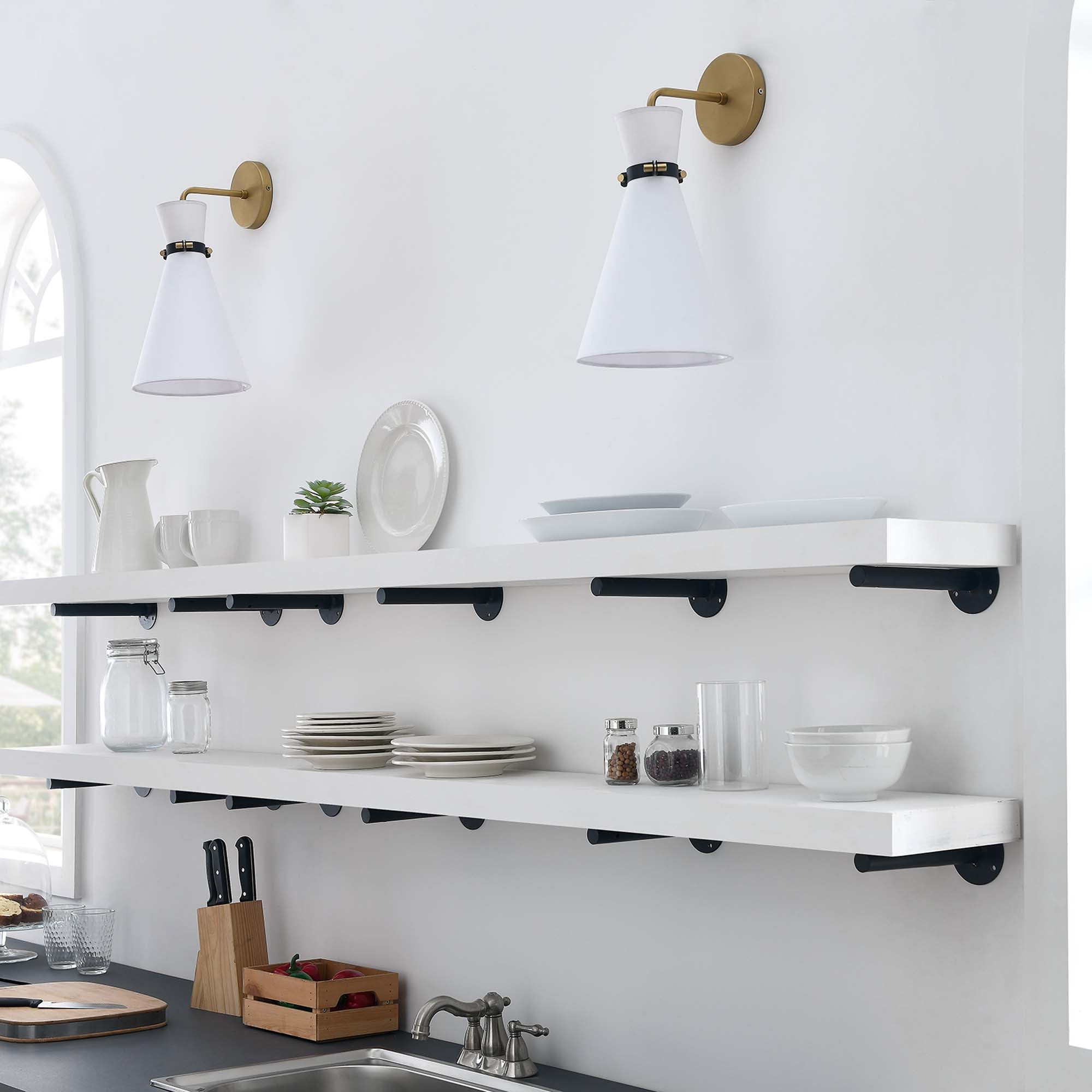Starlight 1-Light Wall Sconce by Modway