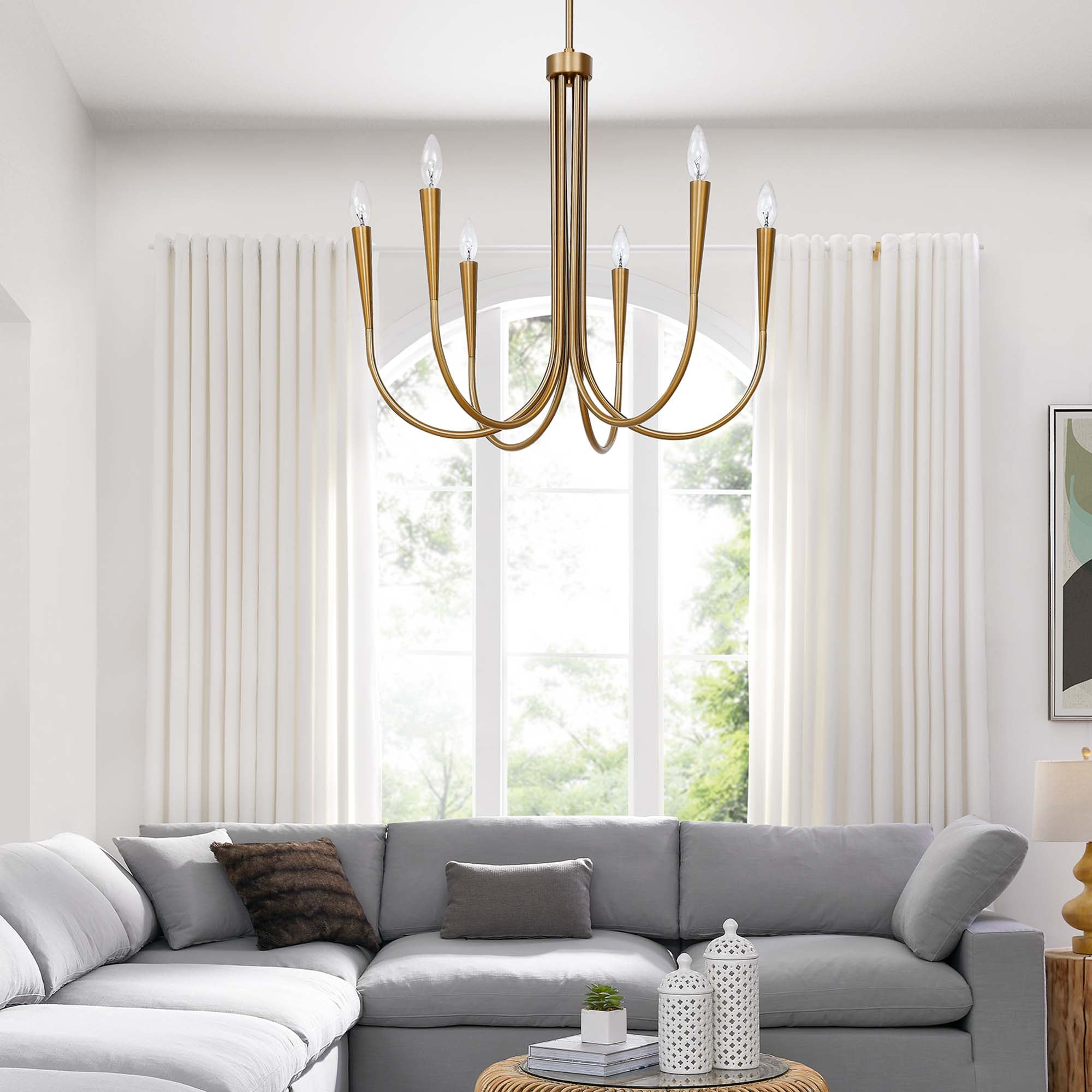 Penrose 6-Light Chandelier by Modway
