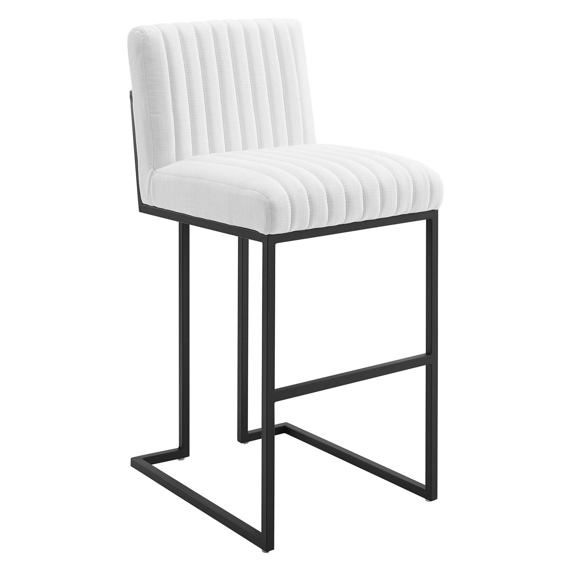 Indulge Channel Tufted Fabric Bar Stools by Modway
