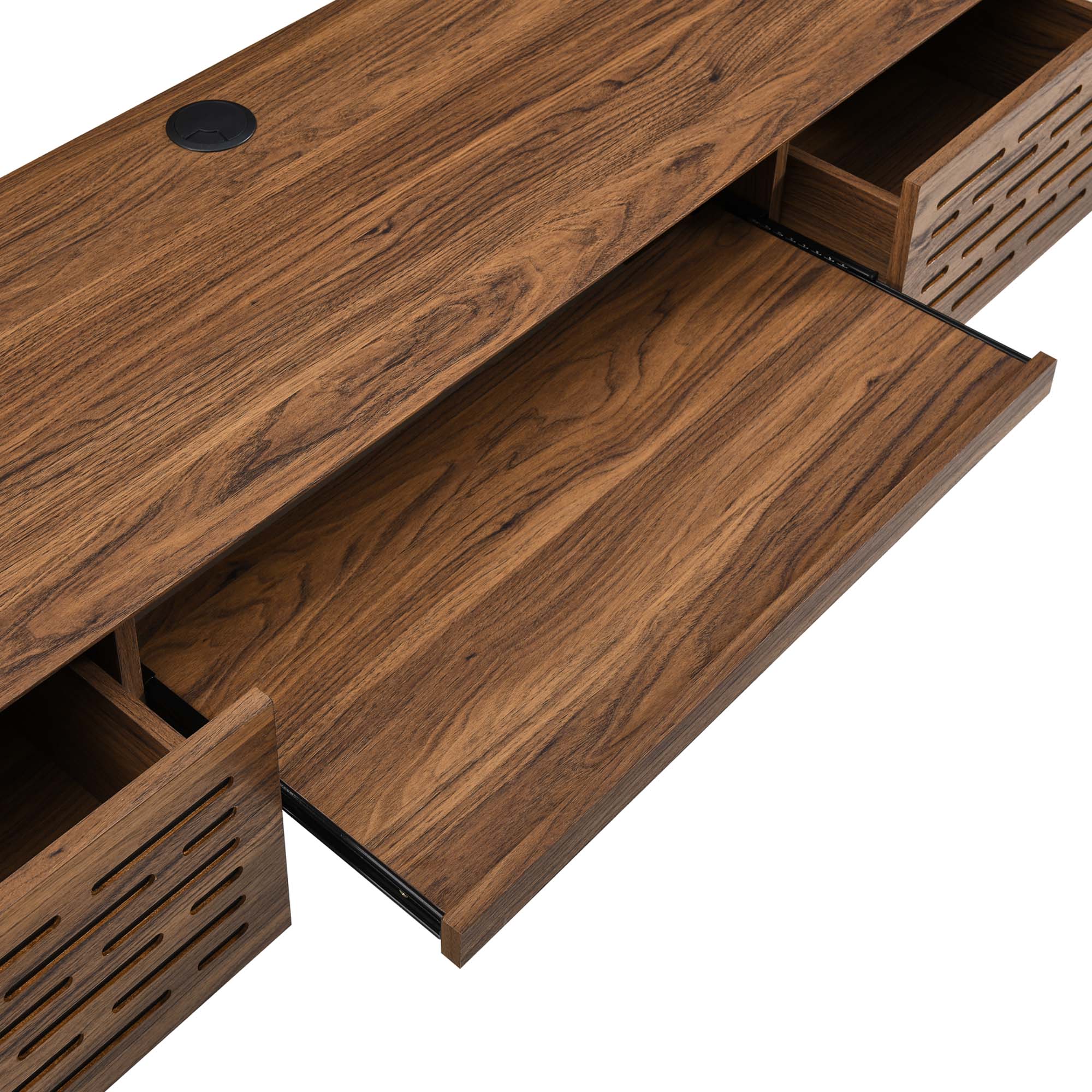 Merit 60" Wall Mount Wood Office Desk by Modway