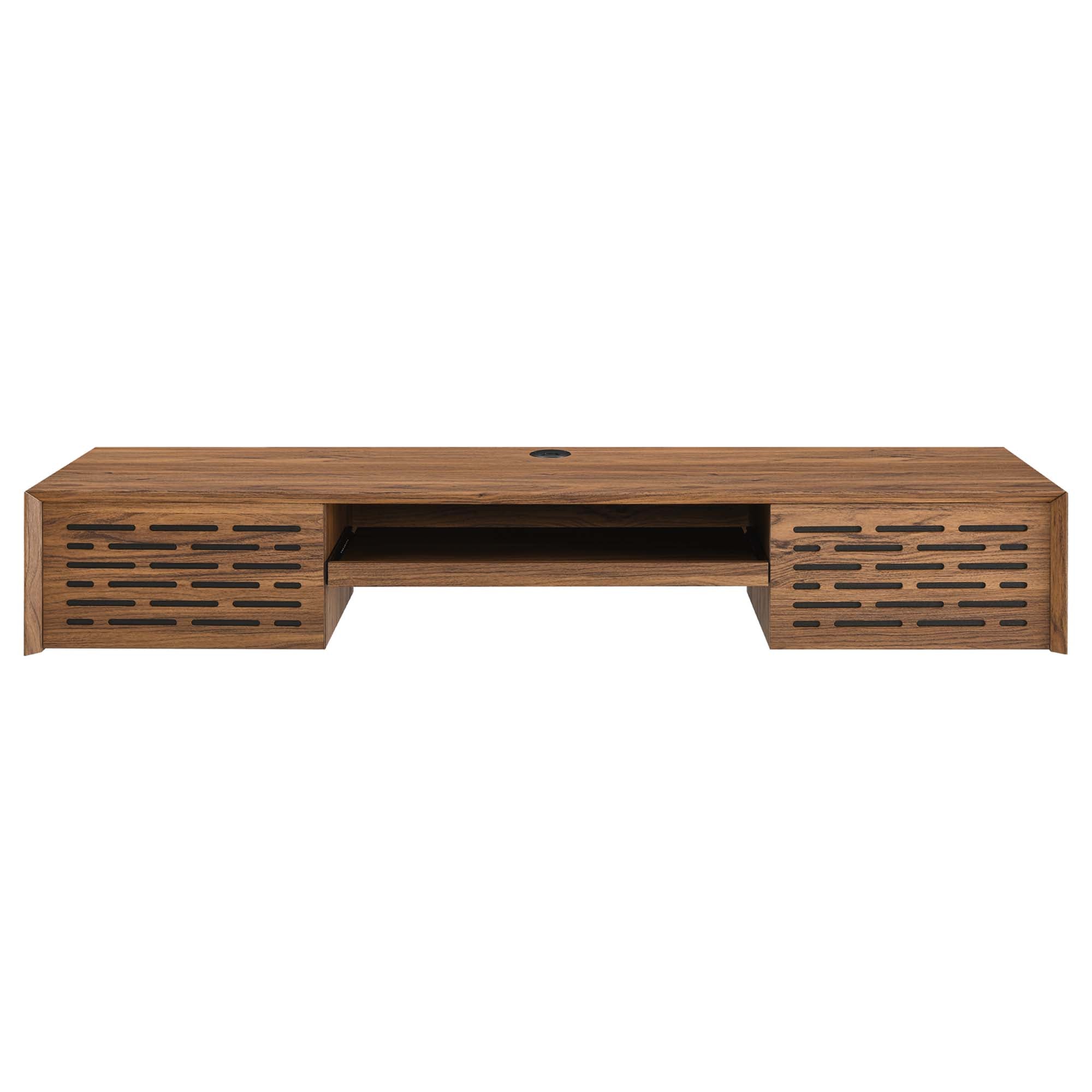 Merit 60" Wall Mount Wood Office Desk by Modway