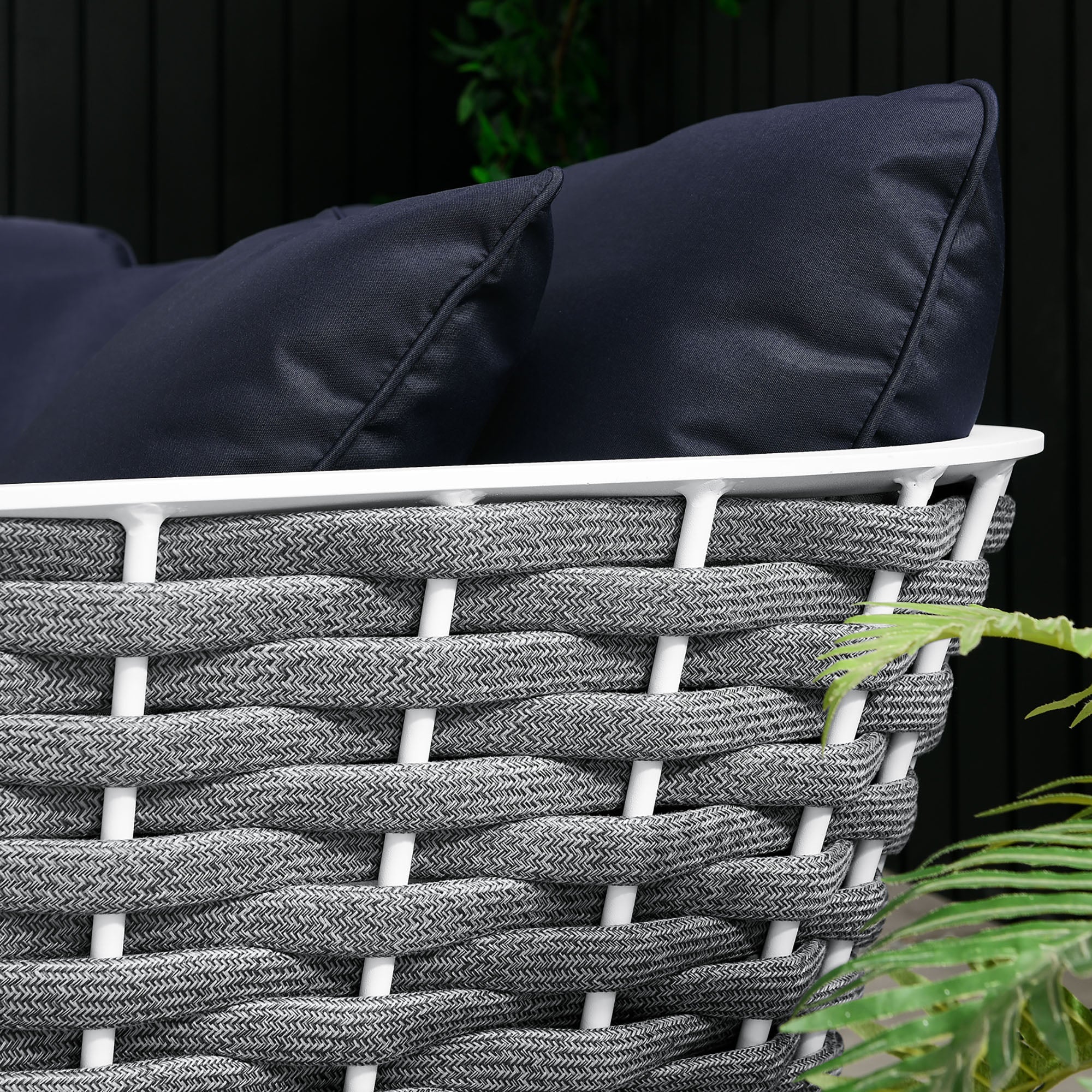 Stance Outdoor Patio Aluminum Small Sectional Sofa by Modway