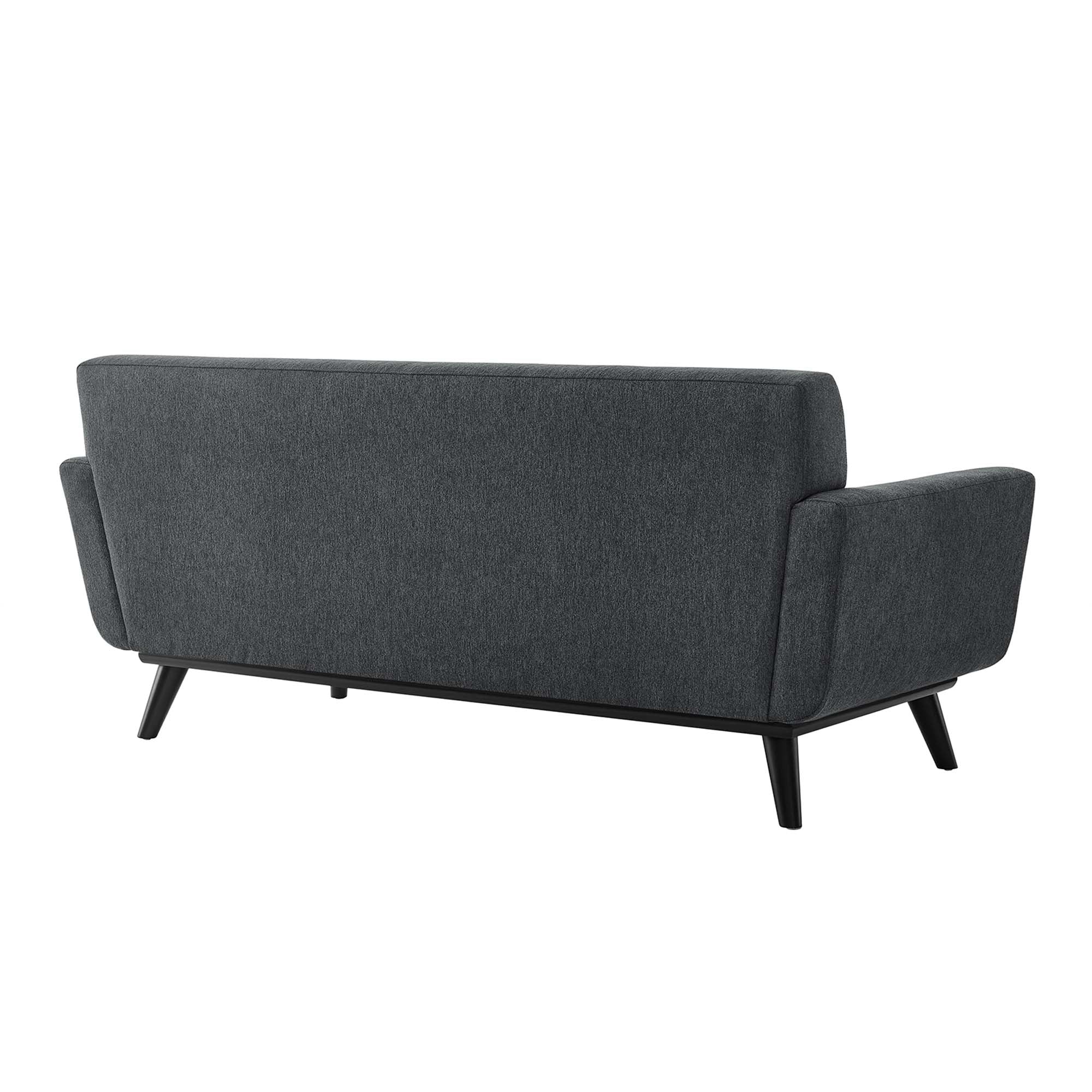 Engage Herringbone Fabric Loveseat by Modway