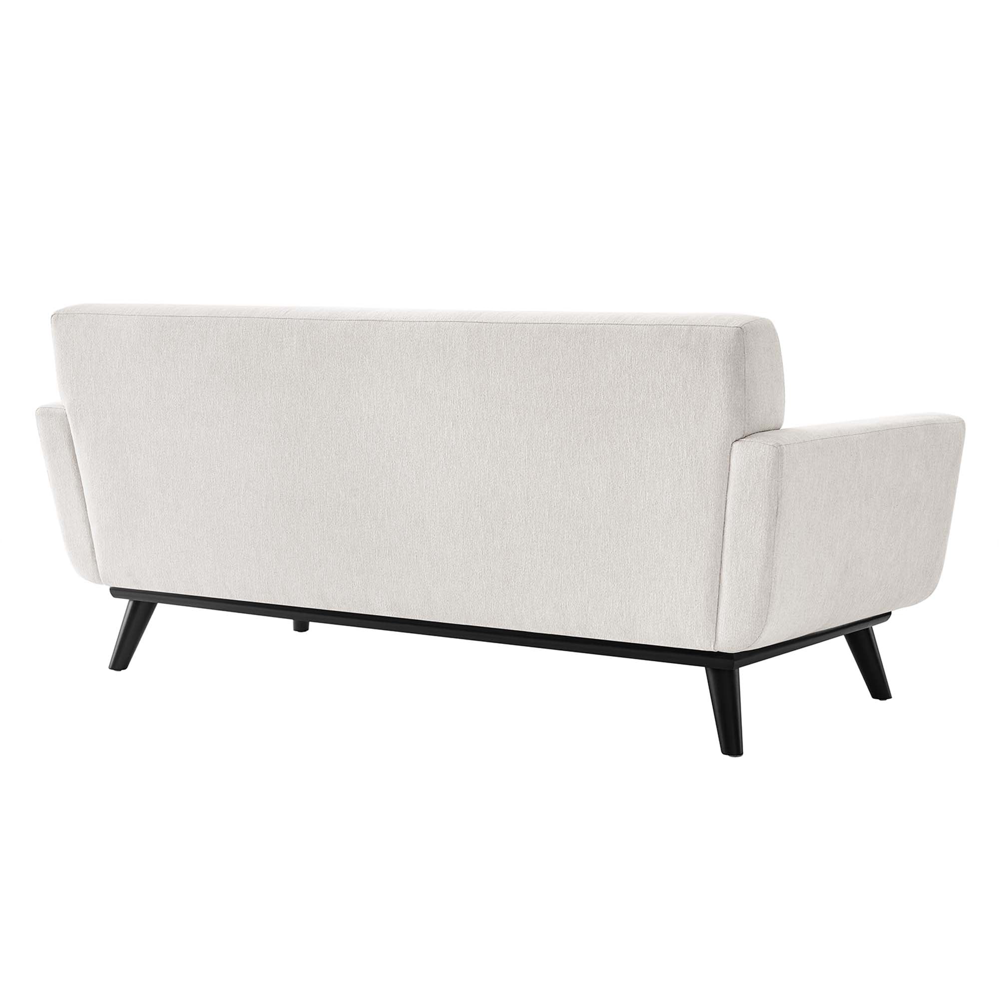 Engage Herringbone Fabric Loveseat by Modway