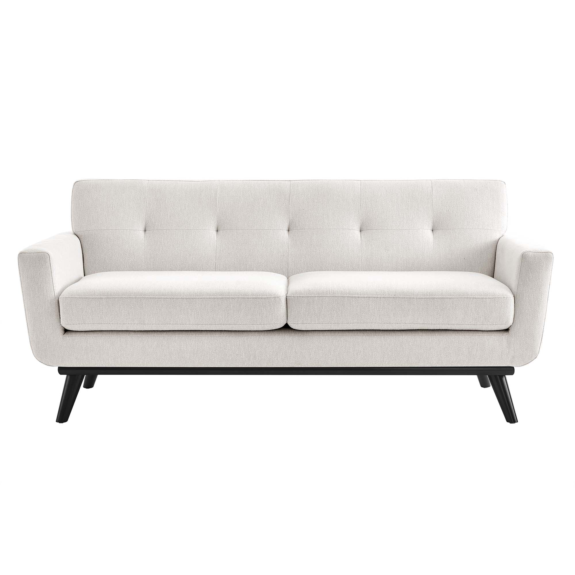 Engage Herringbone Fabric Loveseat by Modway