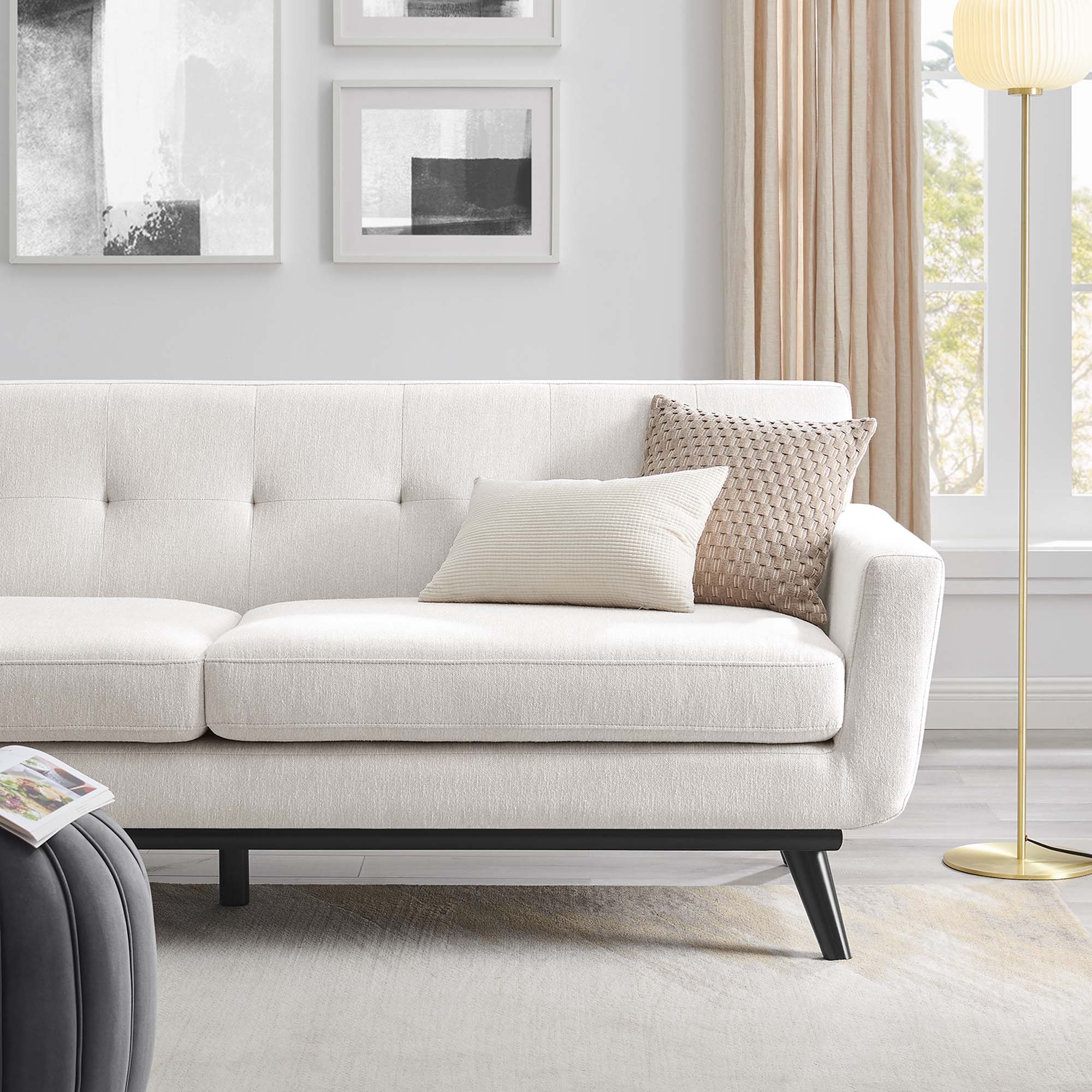 Engage Herringbone Fabric Sofa by Modway