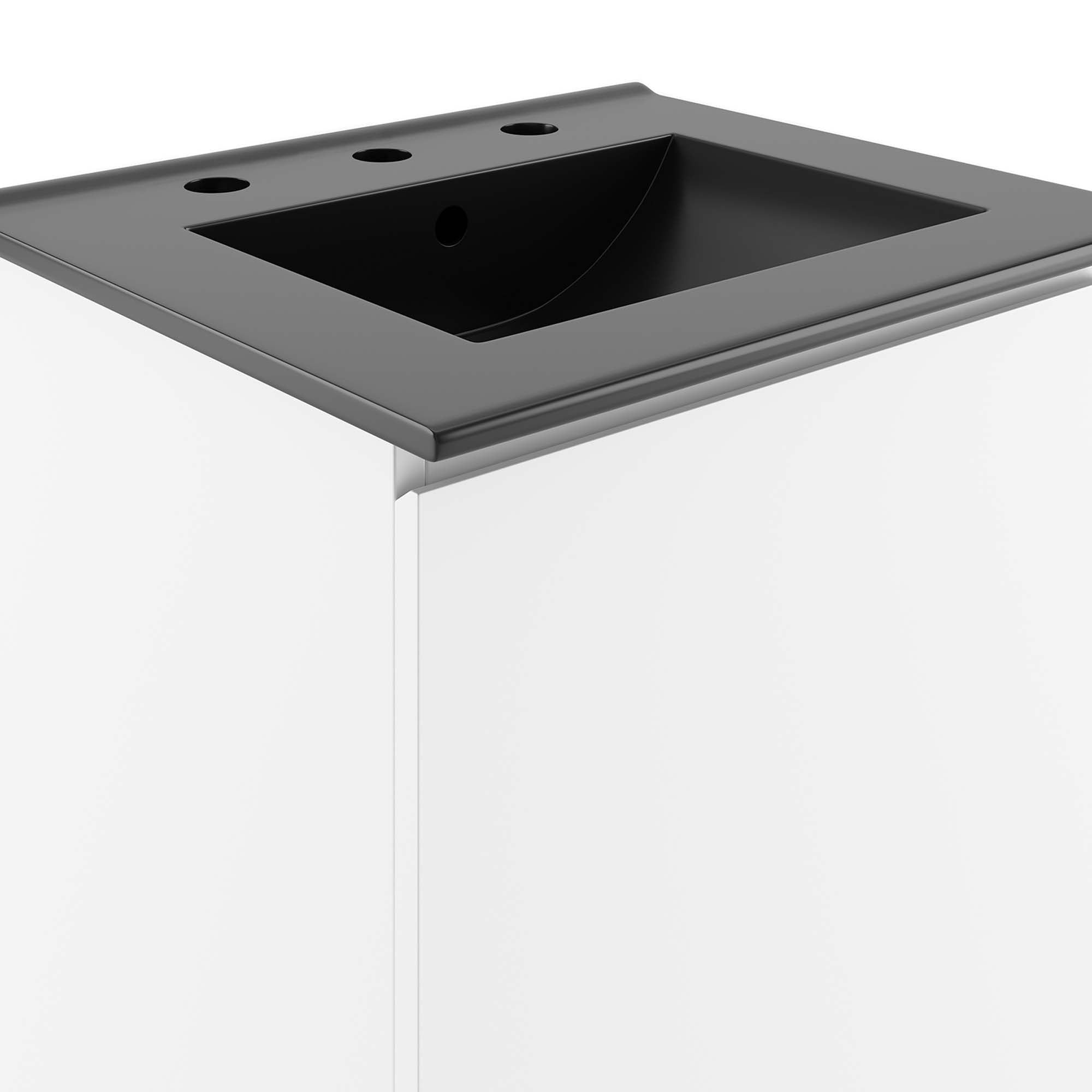 Bryn Wall-Mount Bathroom Vanity Basin Included by Modway